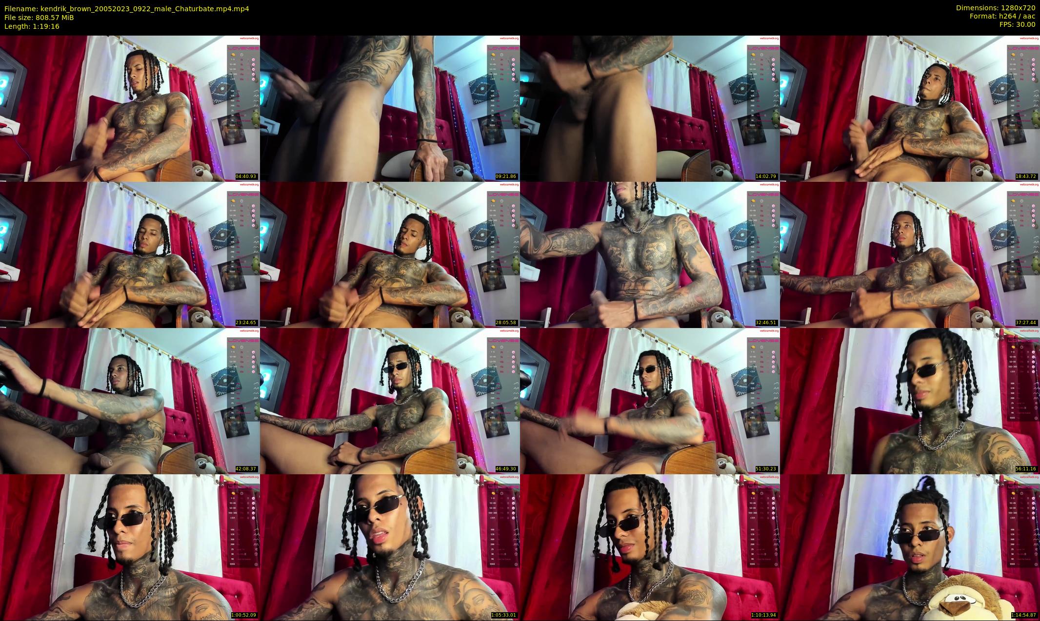 kendrik_brown — 80 minute Chaturbate male cam show recording, 720p, May 20, 2023
