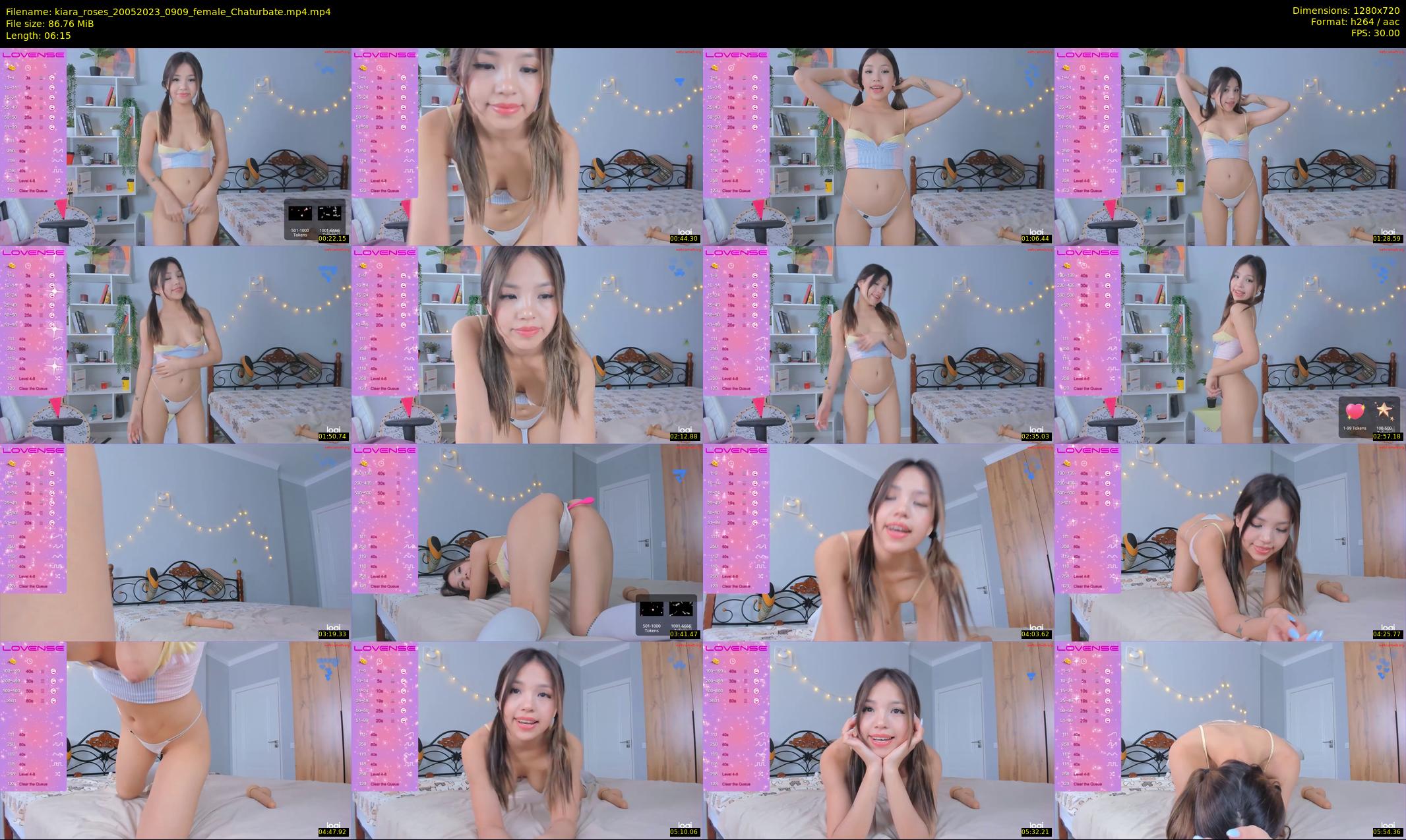 kiara_roses — 7 minute Chaturbate female cam show recording, 720p, May 20, 2023