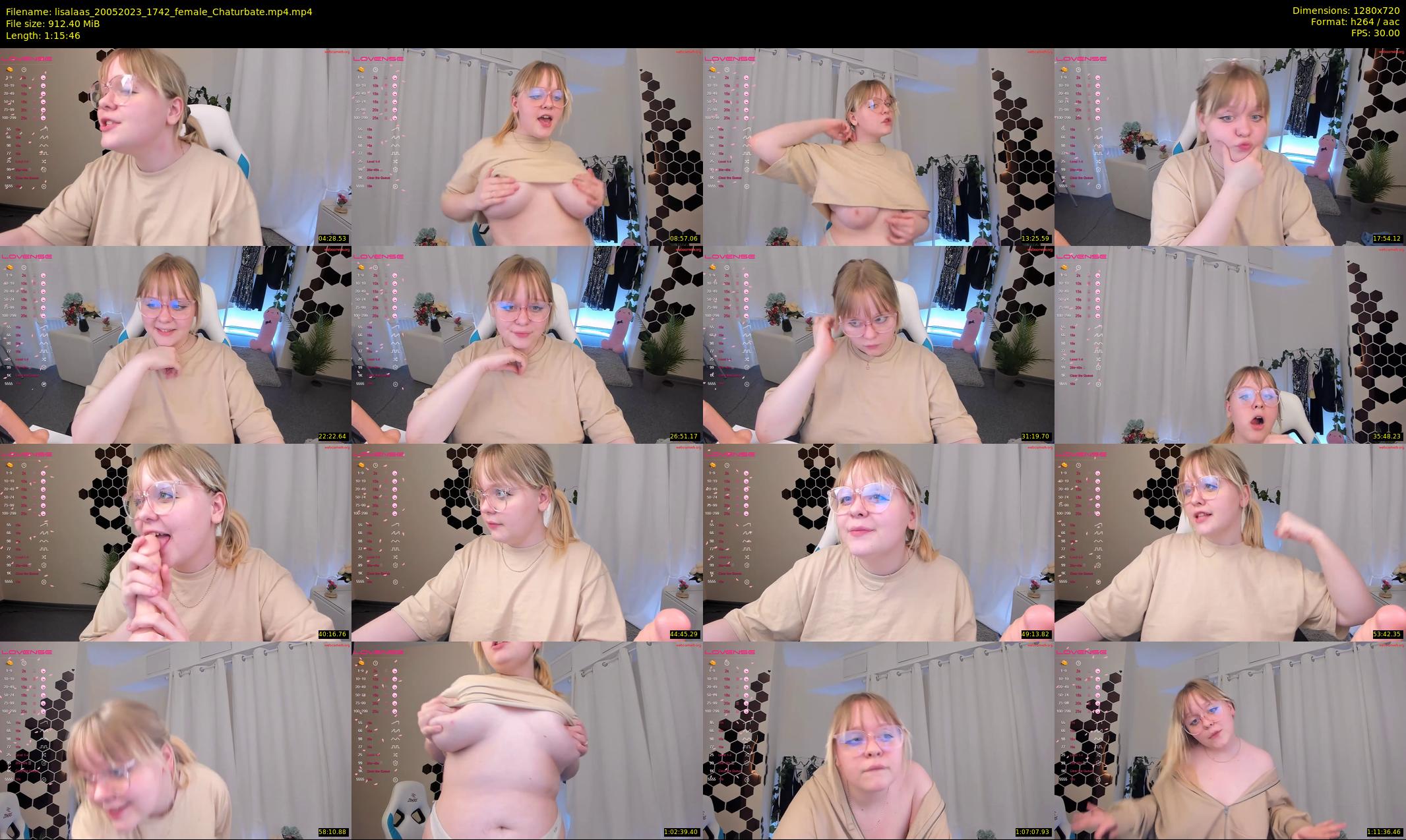 lisalaas — 76 minute Chaturbate female cam show recording, 720p, May 20, 2023