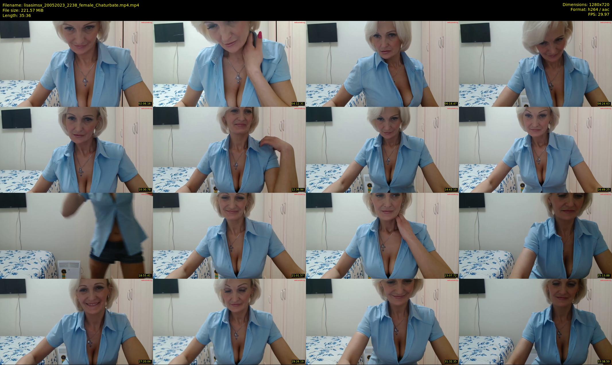 lisasimsx — 36 minute Chaturbate female cam show recording, 720p, May 20, 2023