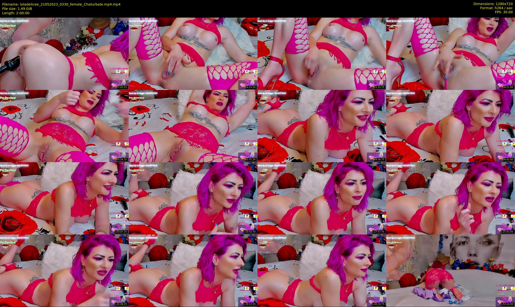 loladelicee — 120 minute Chaturbate female cam show recording, 720p, May 21, 2023