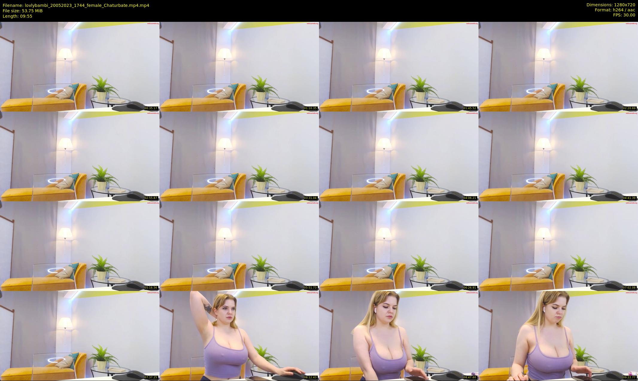 lovlybambi — 10 minute Chaturbate female cam show recording, 720p, May 20, 2023