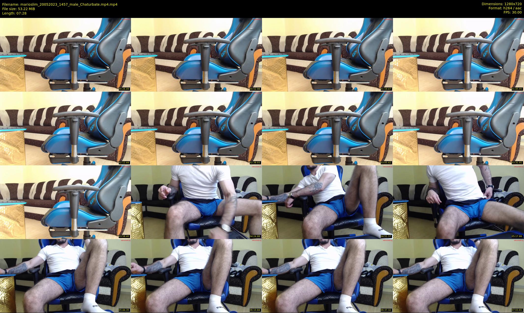 marioslim — 8 minute Chaturbate male cam show recording, 720p, May 20, 2023