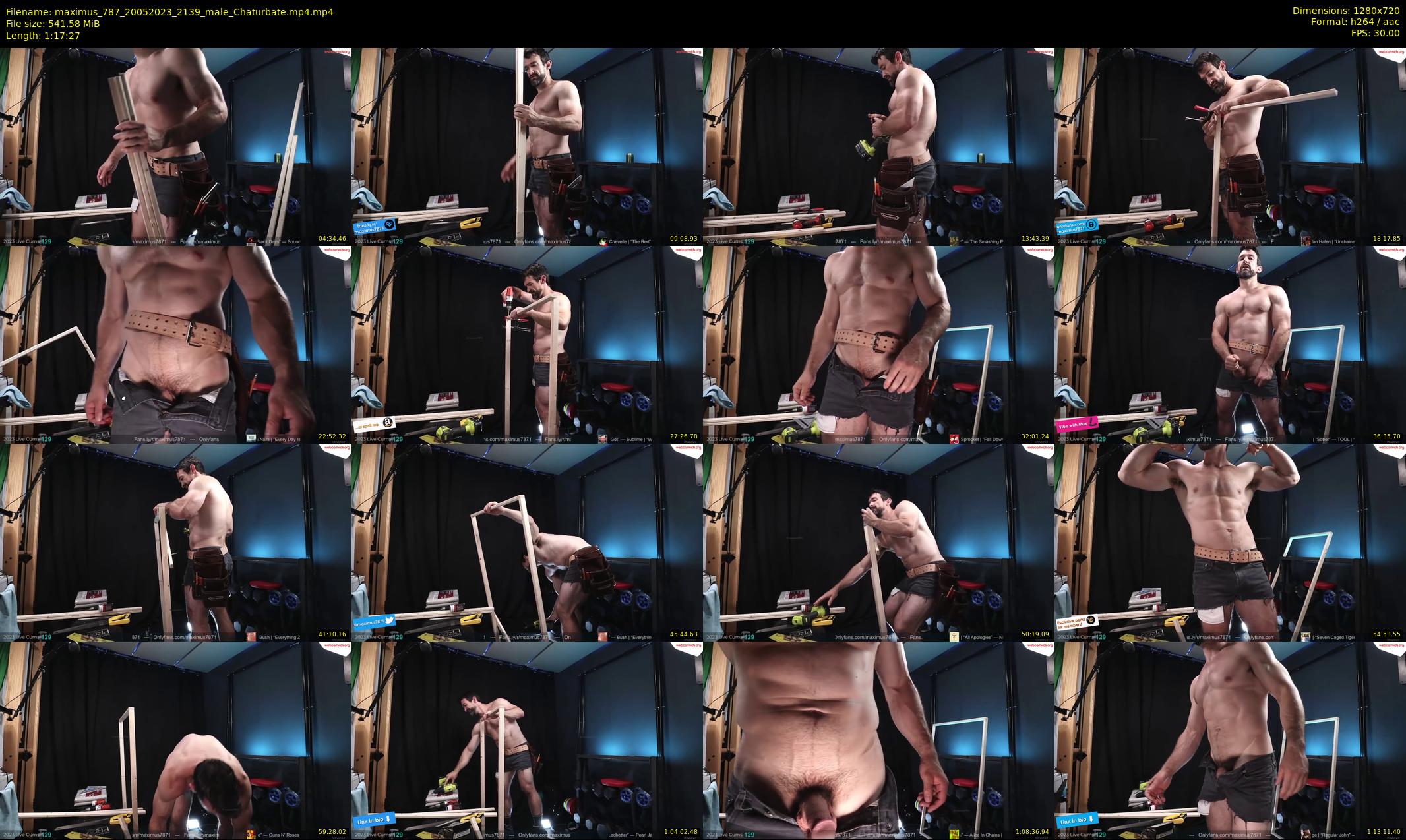maximus_787 — 78 minute Chaturbate male cam show recording, 720p, May 20, 2023