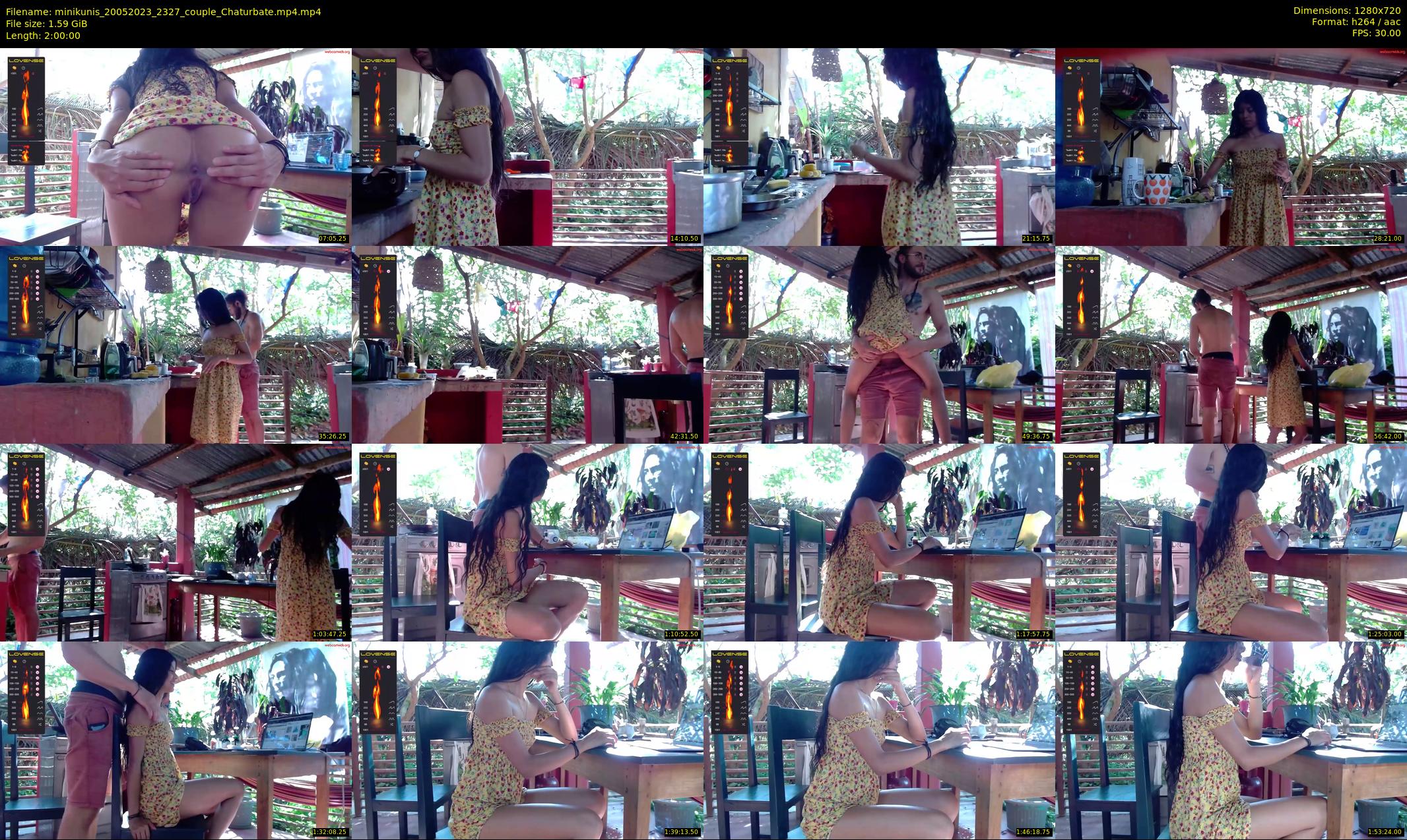 minikunis — 120 minute Chaturbate couple cam show recording, 720p, May 20, 2023