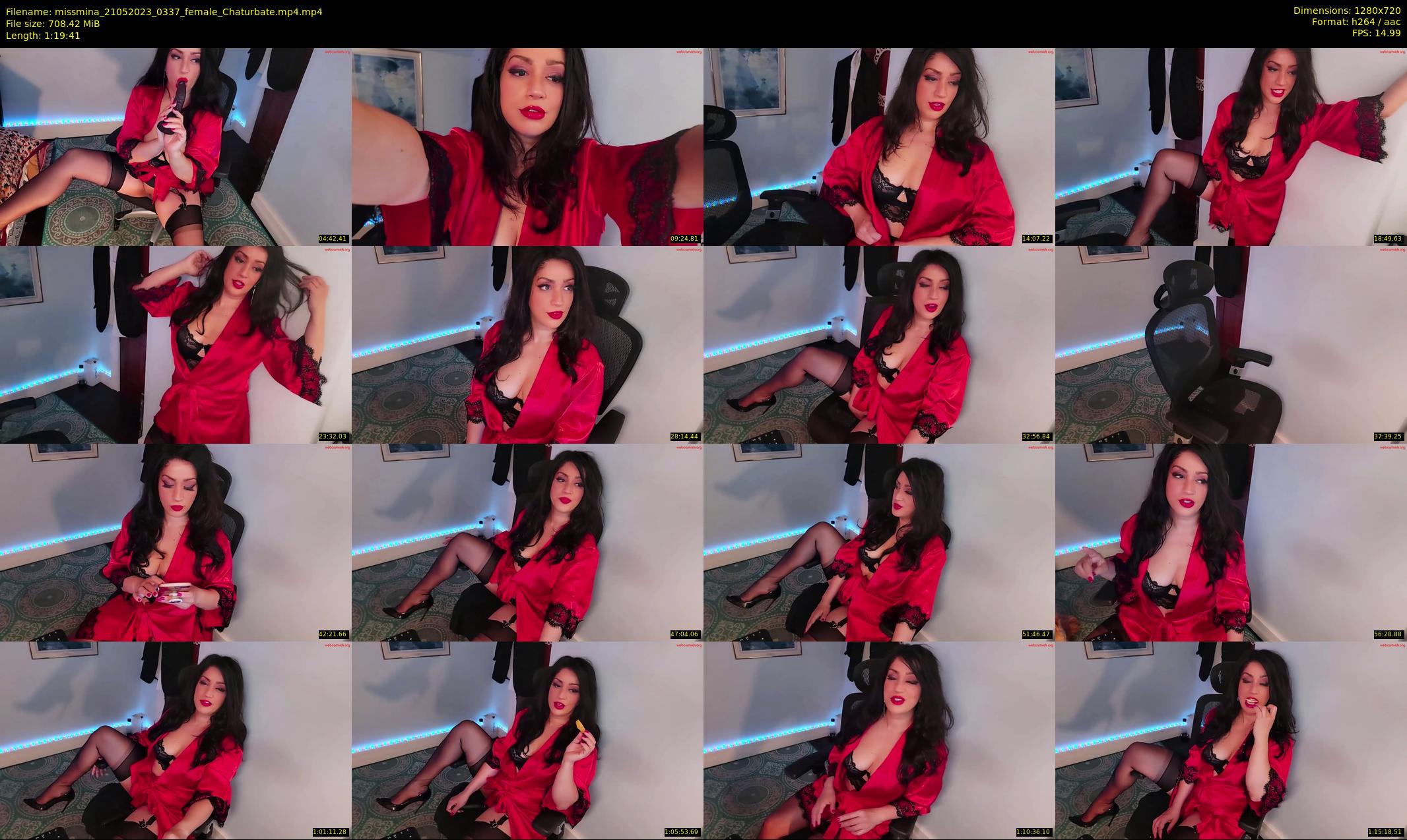 missmina — 80 minute Chaturbate female cam show recording, 720p, May 21, 2023