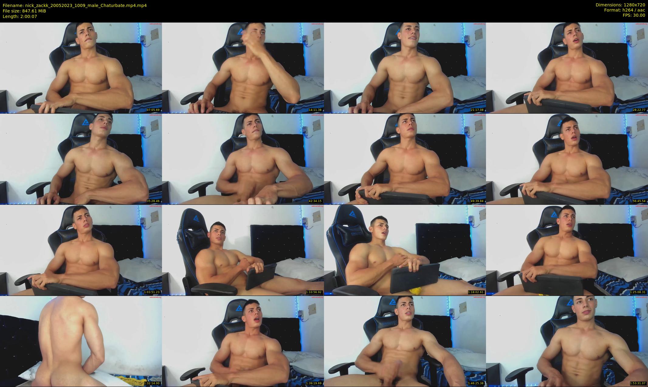 nick_zackk — 121 minute Chaturbate male cam show recording, 720p, May 20, 2023