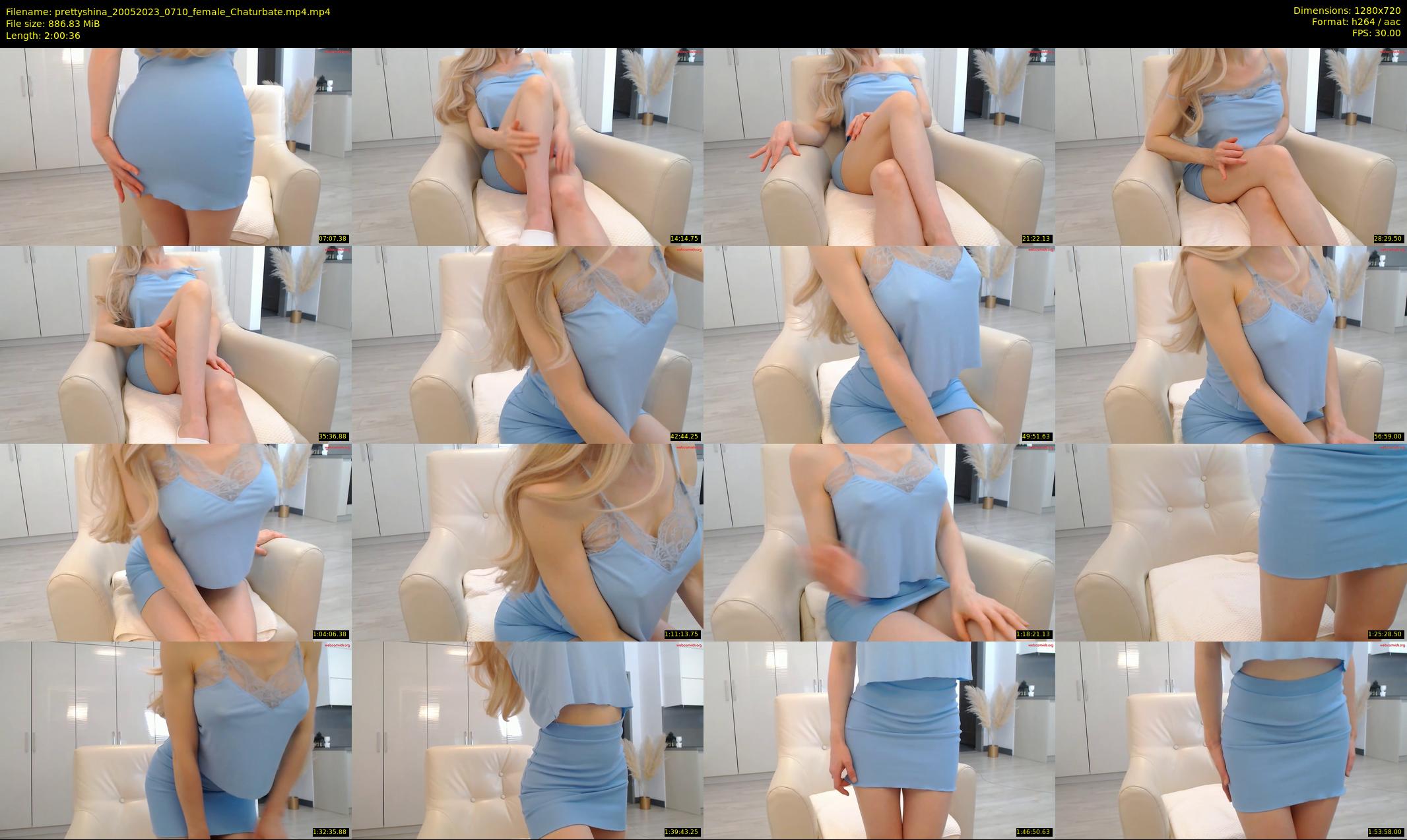 prettyshina — 121 minute Chaturbate female cam show recording, 720p, May 20, 2023