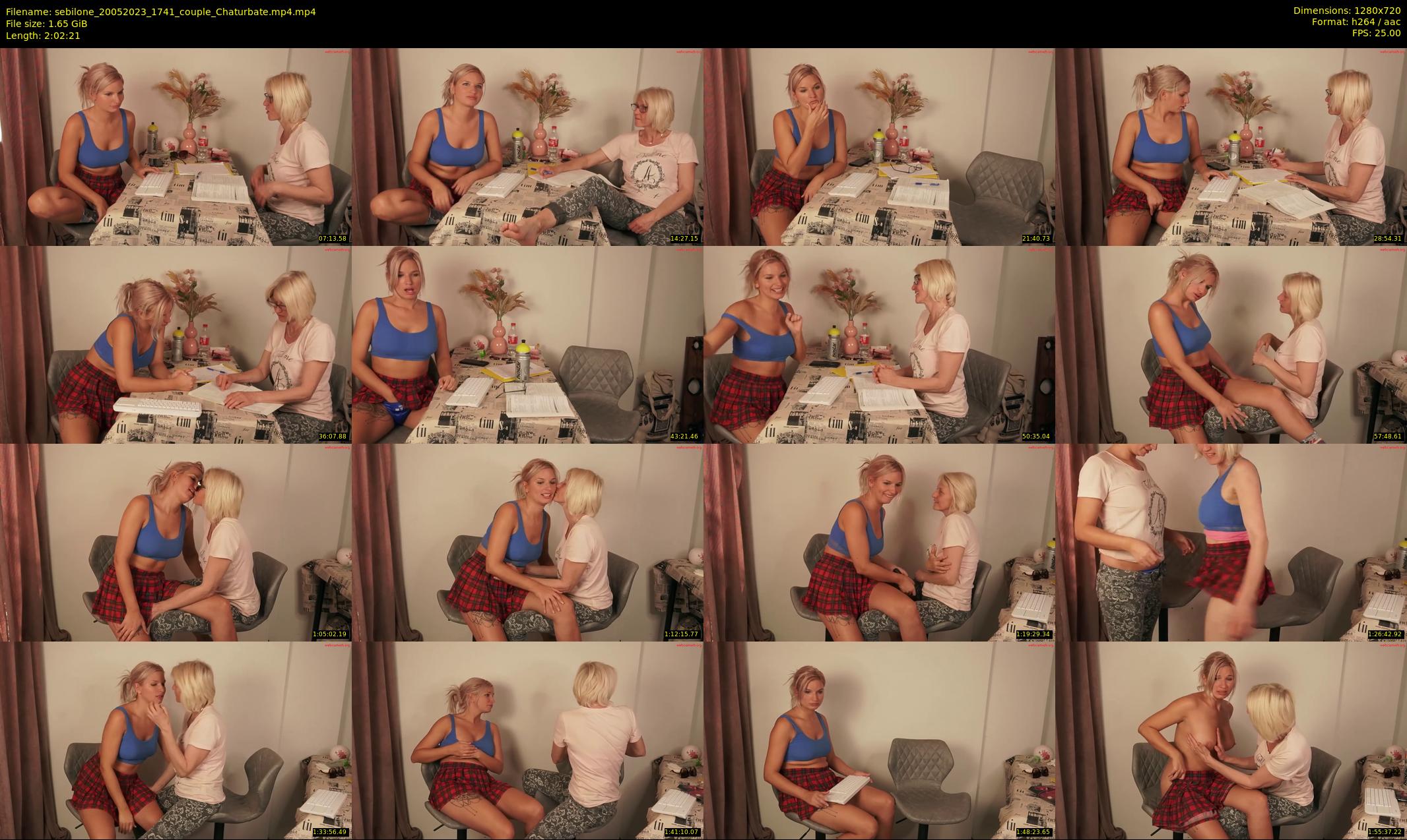 sebilone — 123 minute Chaturbate couple cam show recording, 720p, May 20, 2023