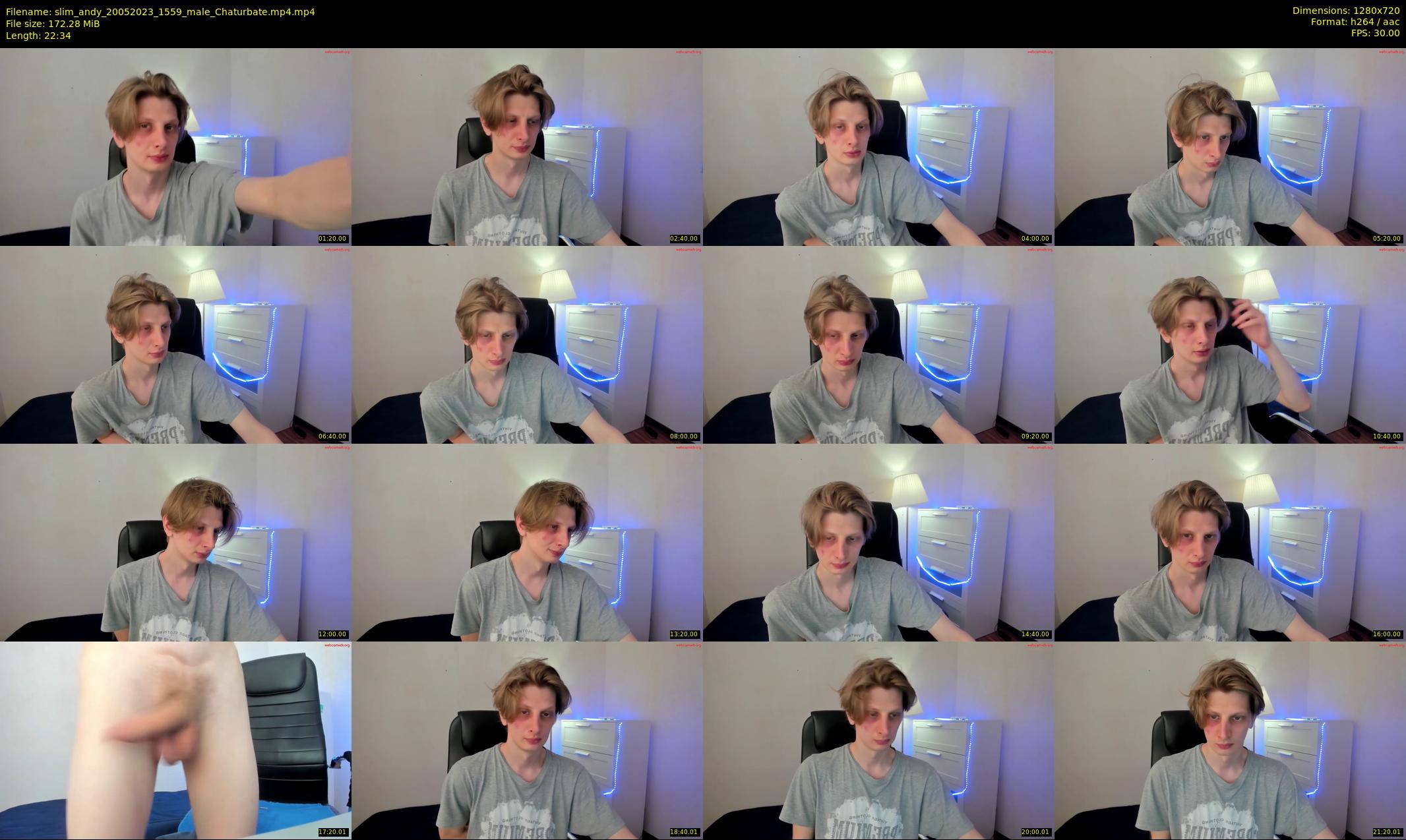 slim_andy — 23 minute Chaturbate male cam show recording, 720p, May 20, 2023