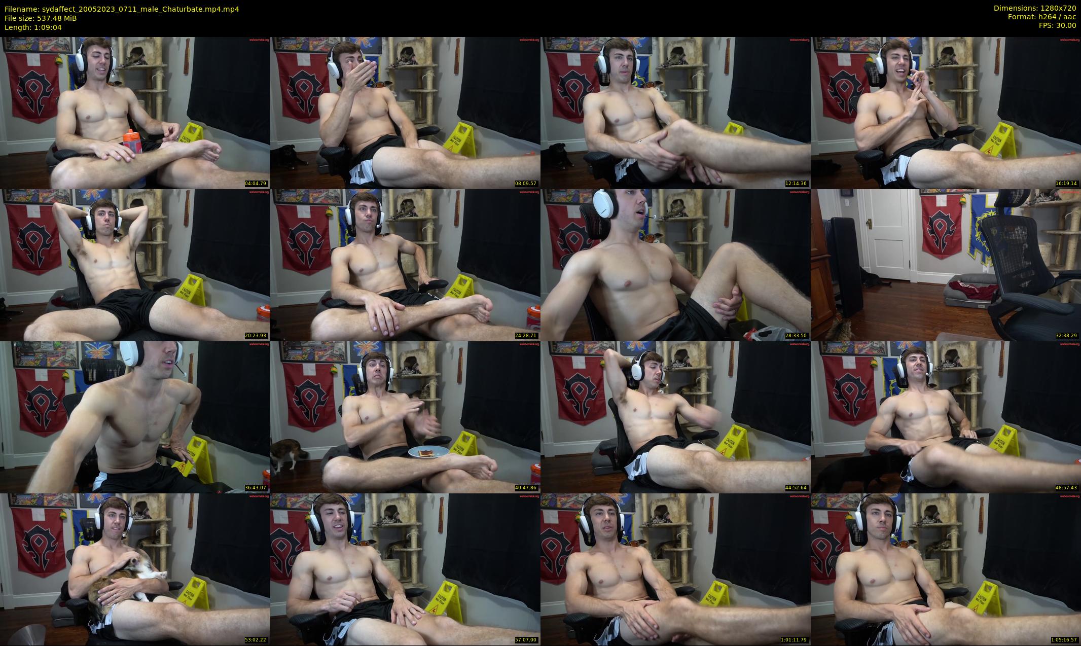 sydaffect — 70 minute Chaturbate male cam show recording, 720p, May 20, 2023