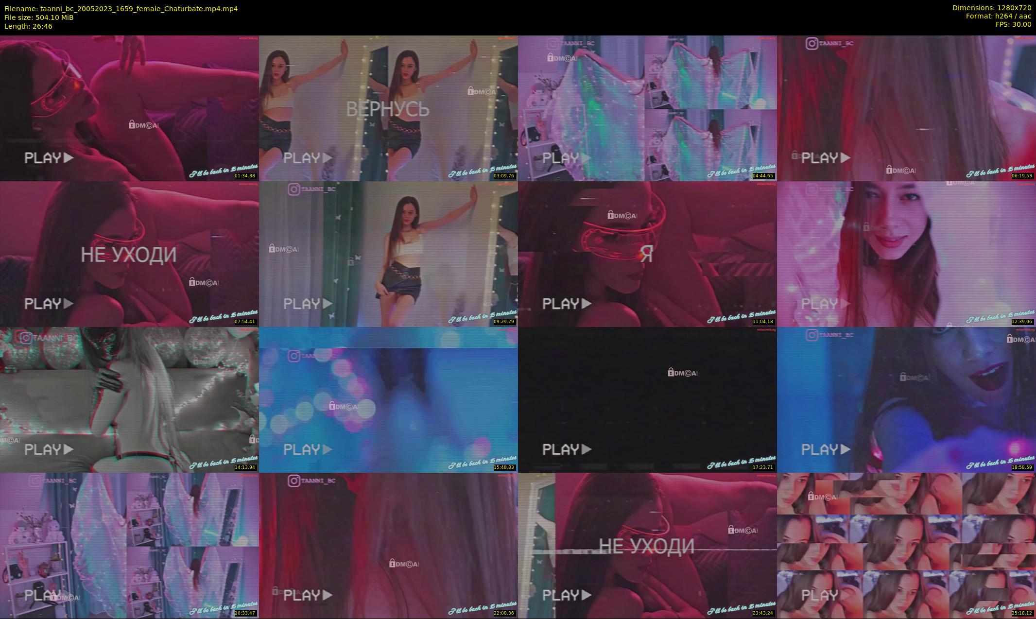 taanni_bc — 27 minute Chaturbate female cam show recording, 720p, May 20, 2023