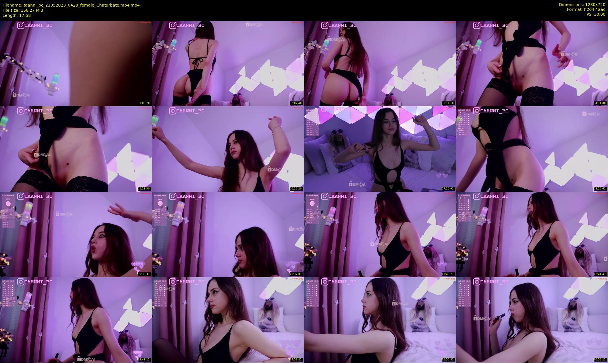 taanni_bc — 18 minute Chaturbate female cam show recording, 720p, May 21, 2023