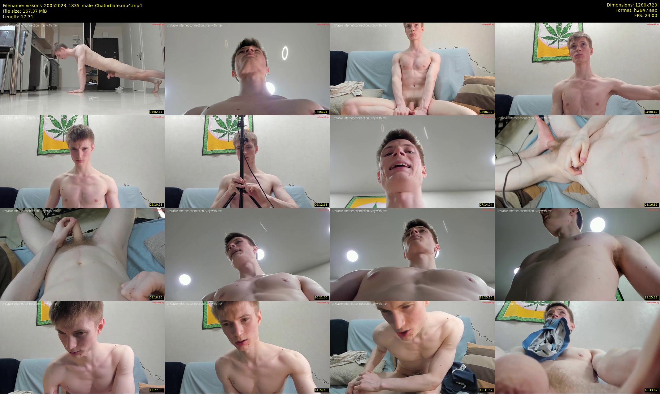 viksons — 18 minute Chaturbate male cam show recording, 720p, May 20, 2023