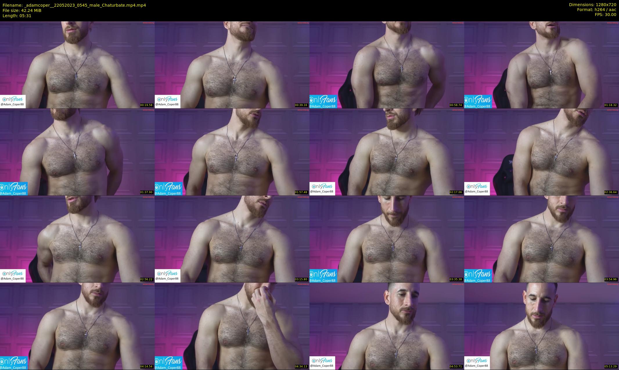 _adamcoper_ — 6 minute Chaturbate male cam show recording, 720p, May 22, 2023