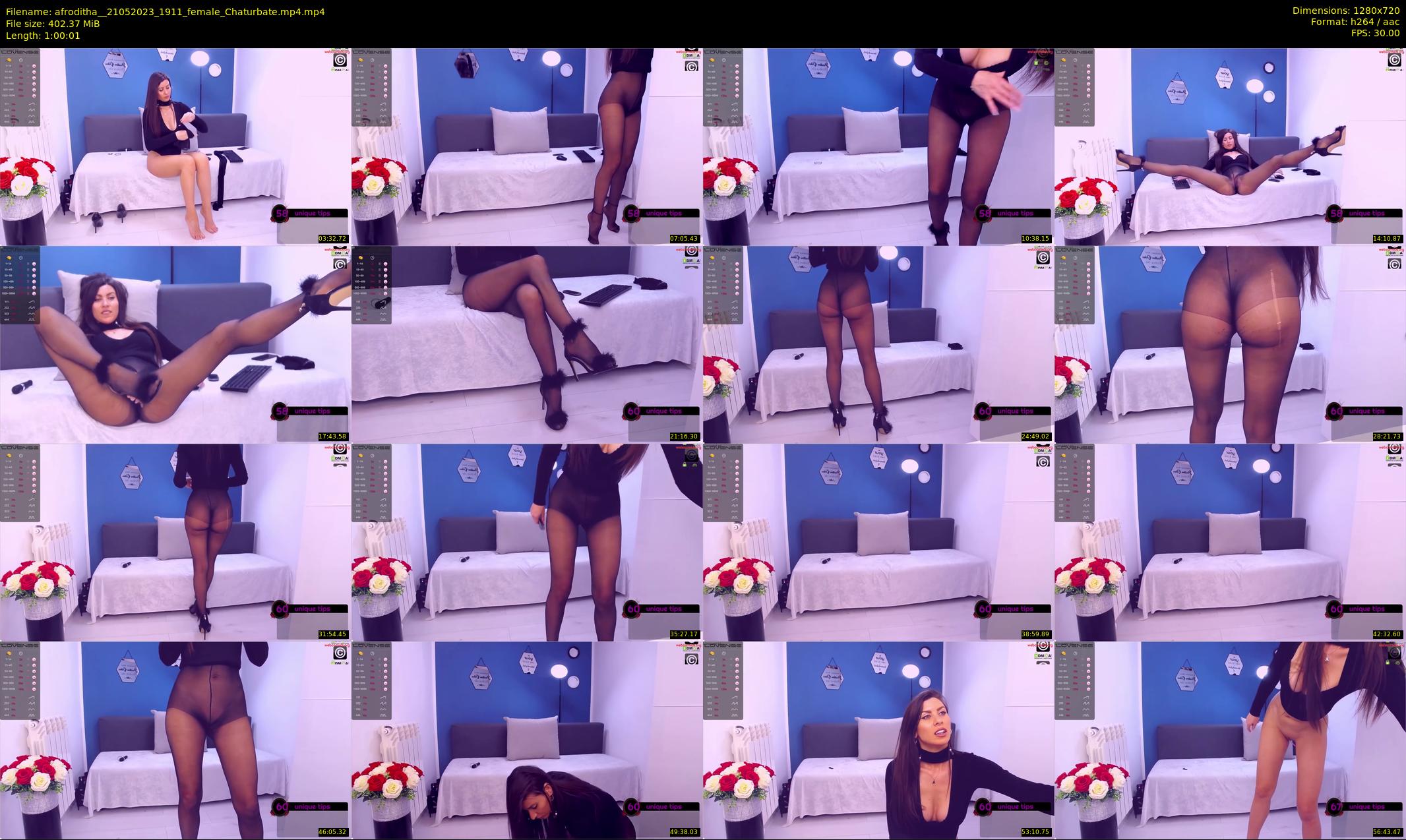afroditha_ — 61 minute Chaturbate female cam show recording, 720p, May 21, 2023