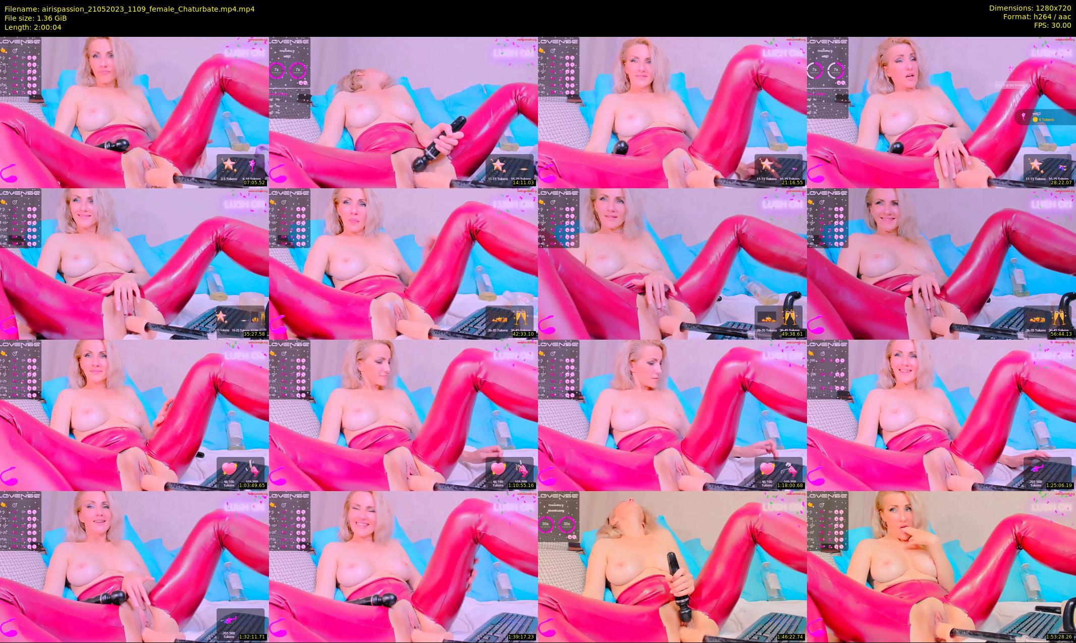 airispassion — 121 minute Chaturbate female cam show recording, 720p, May 21, 2023