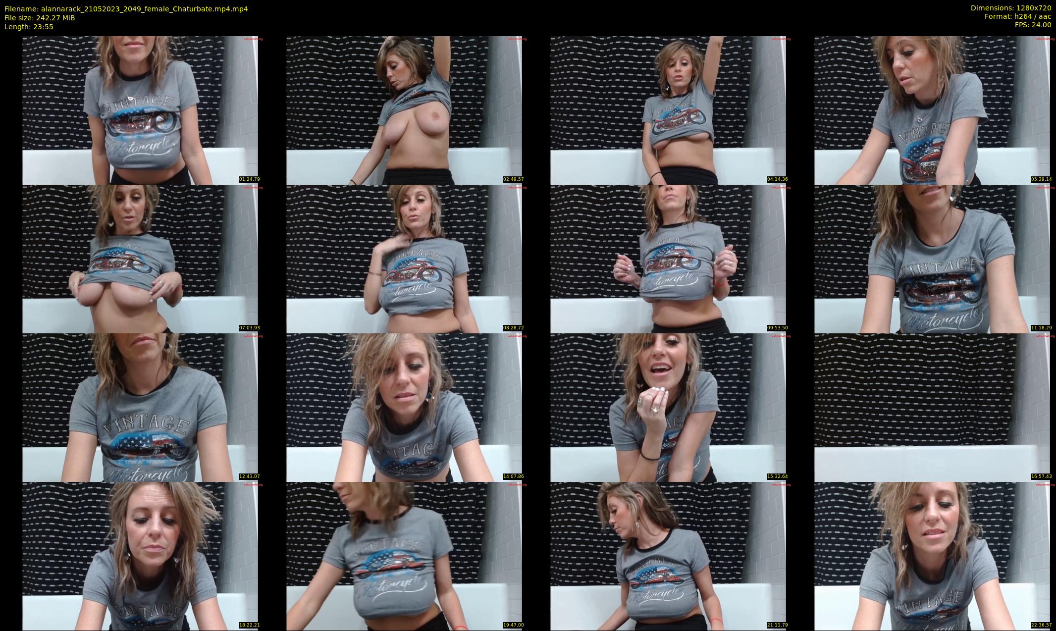 alannarack — 24 minute Chaturbate female cam show recording, 720p, May 21, 2023