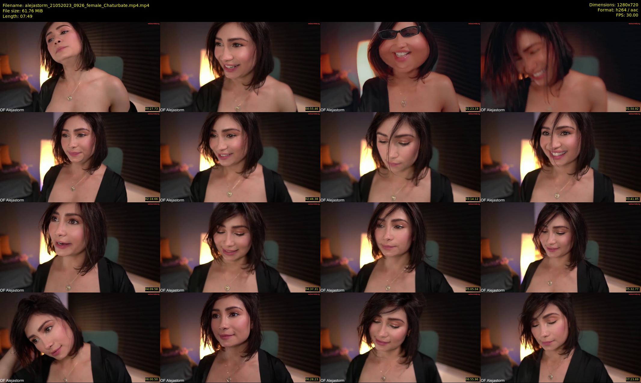 alejastorm — 8 minute Chaturbate female cam show recording, 720p, May 21, 2023