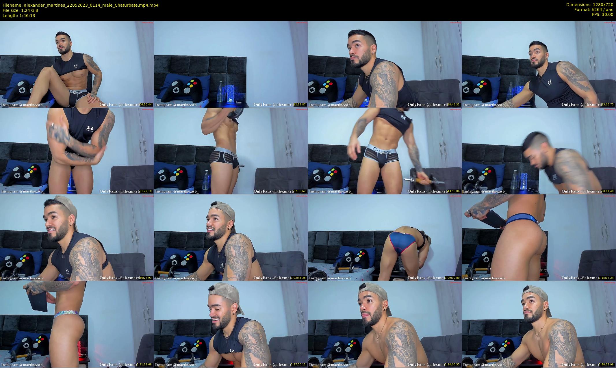 alexander_martines — 107 minute Chaturbate male cam show recording, 720p, May 22, 2023