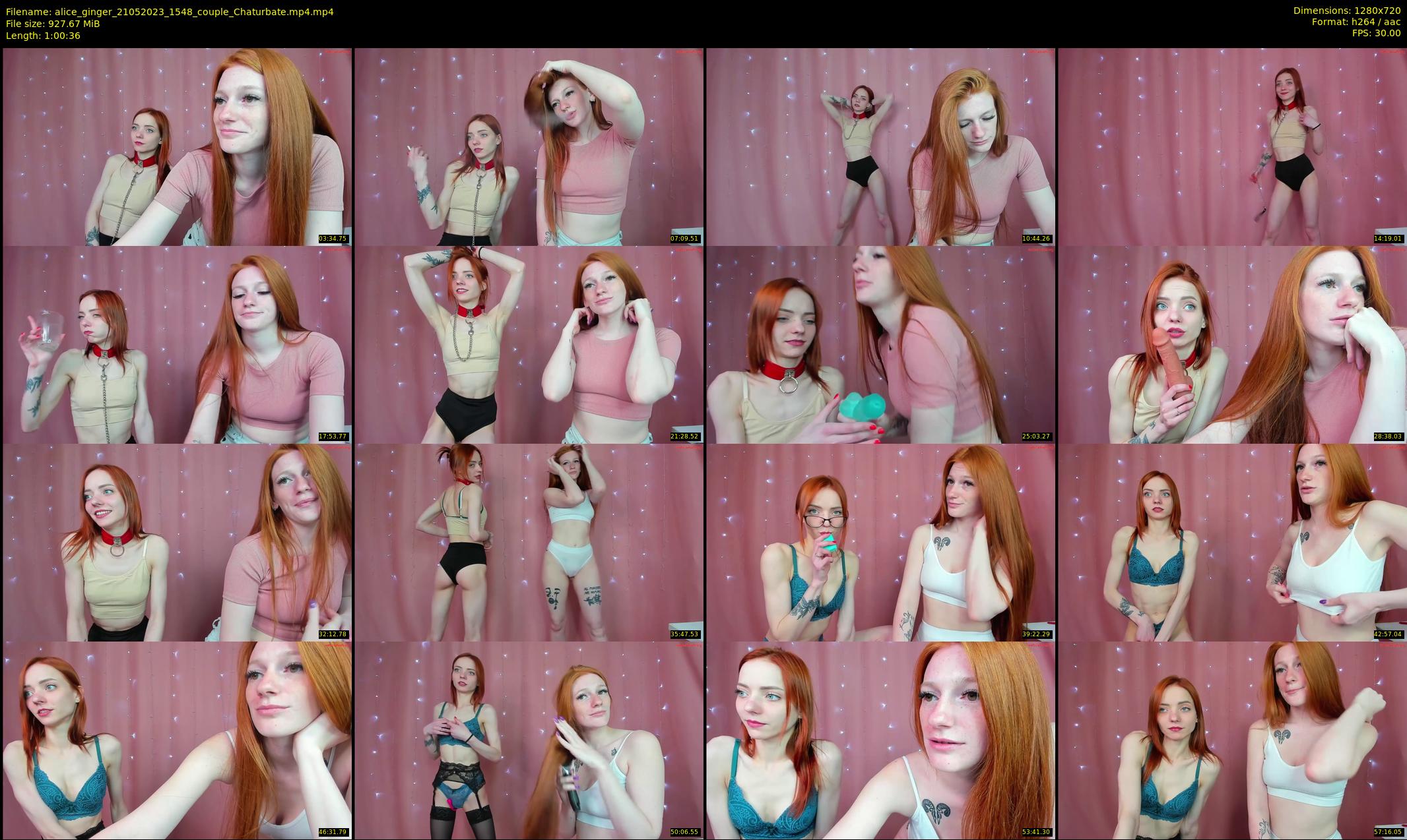 alice_ginger — 61 minute Chaturbate female cam show recording, 720p, May 21, 2023