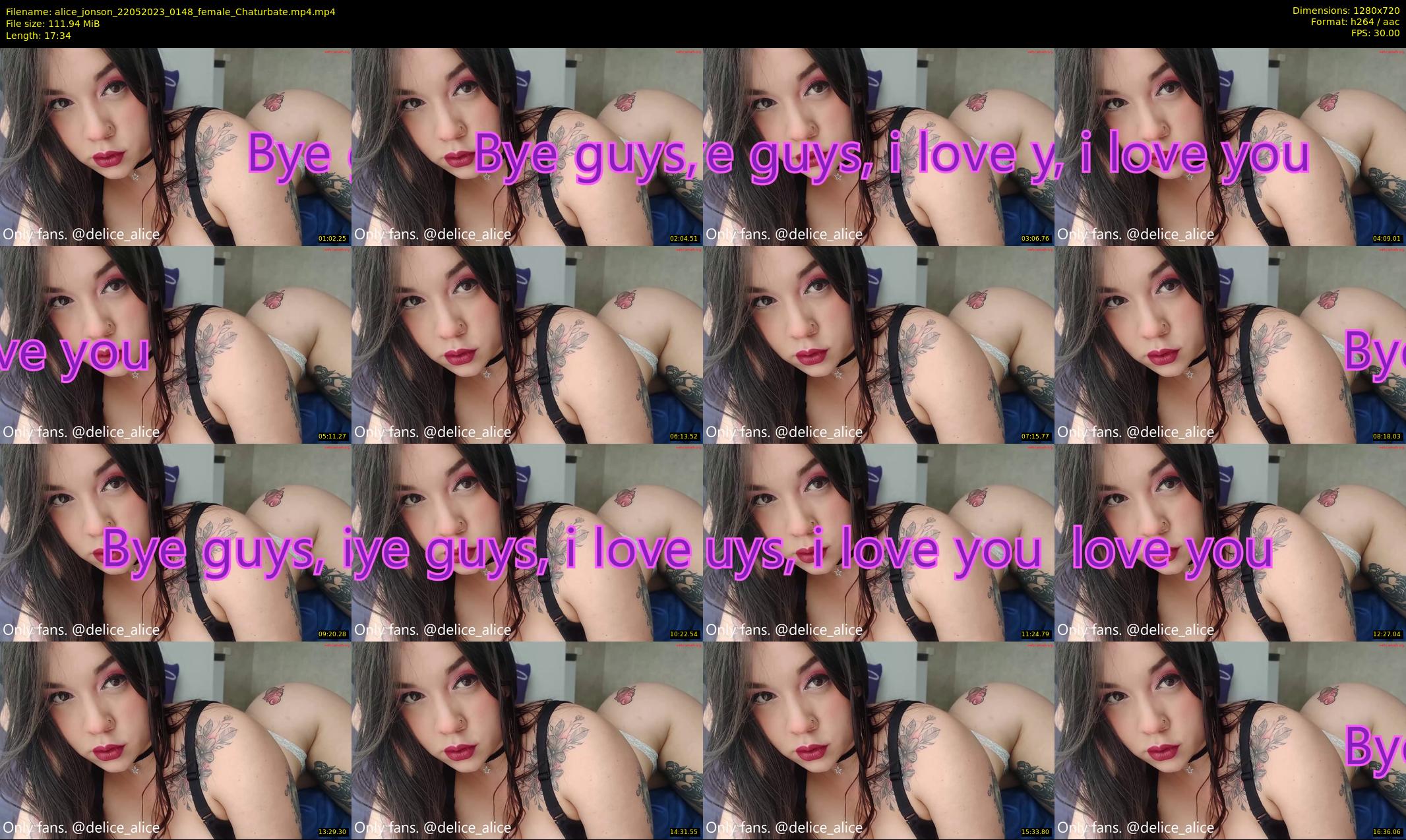 alice_jonson — 18 minute Chaturbate female cam show recording, 720p, May 22, 2023