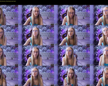 angeellina — 22 minute Chaturbate female cam show recording, 720p, May 21, 2023