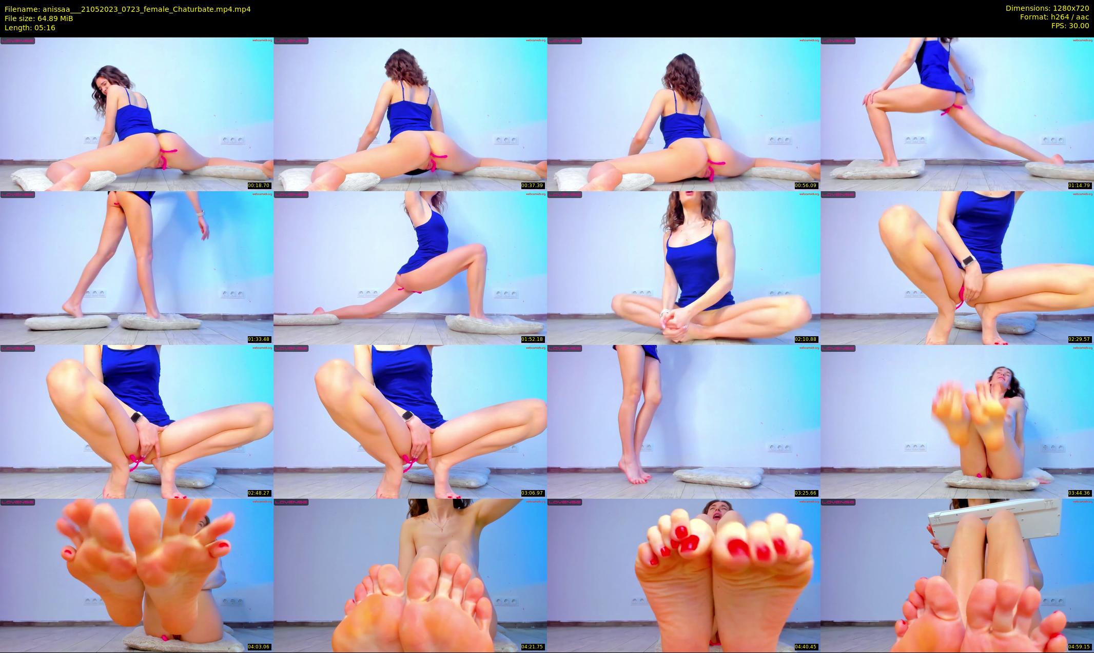 anissaa__ — 6 minute Chaturbate female cam show recording, 720p, May 21, 2023
