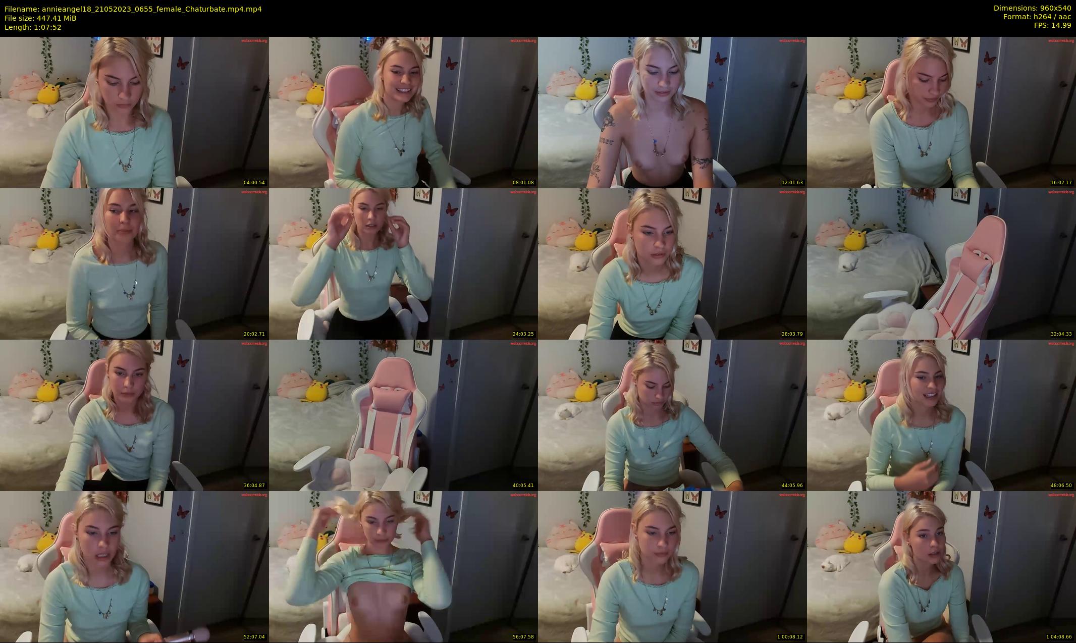 annieangel18 — 68 minute Chaturbate female cam show recording, 480p, May 21, 2023