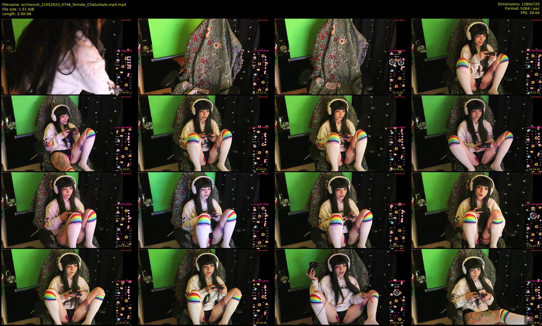 archancel — 121 minute Chaturbate female cam show recording, 720p, May 21, 2023