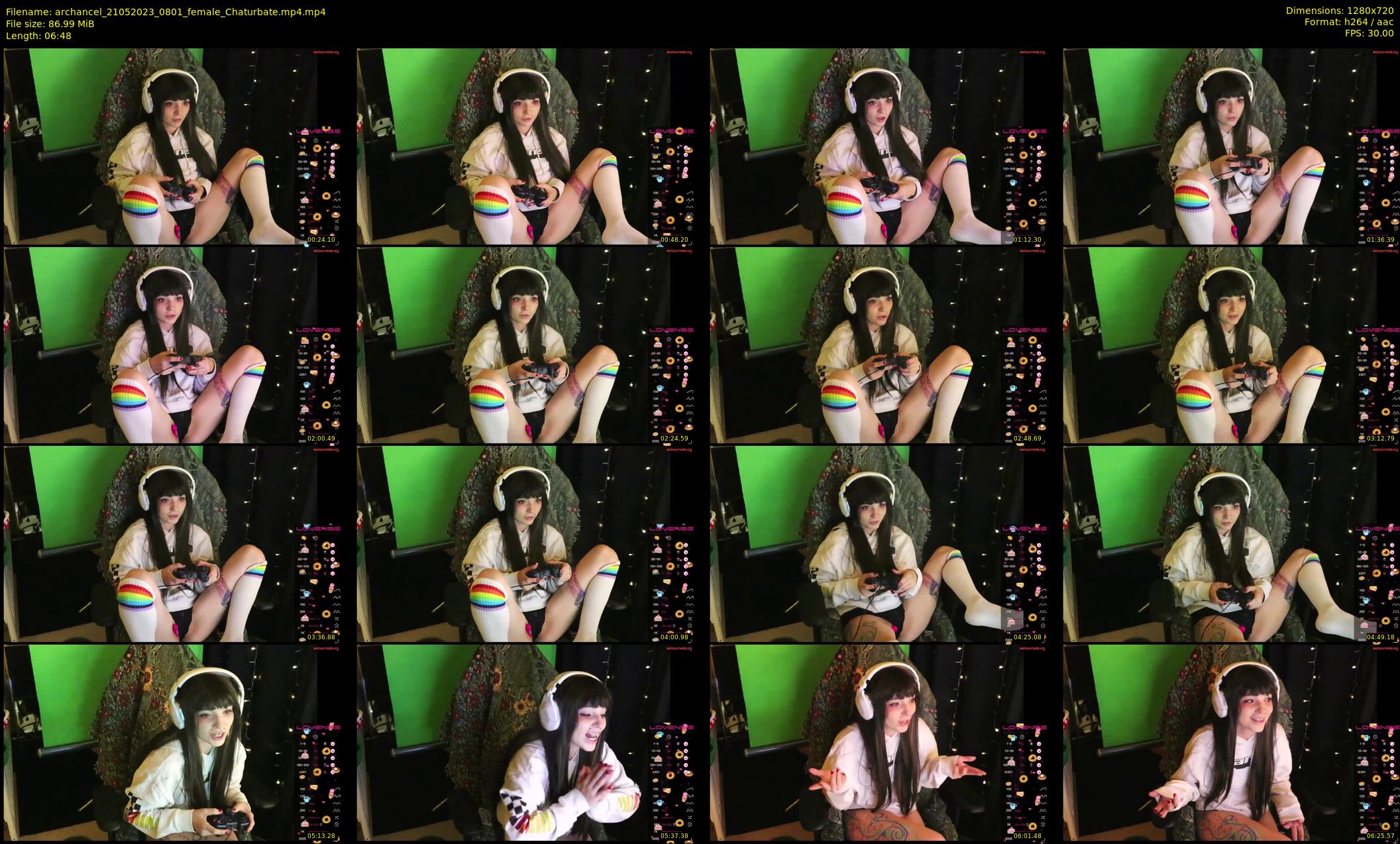 archancel — 7 minute Chaturbate female cam show recording, 720p, May 21, 2023