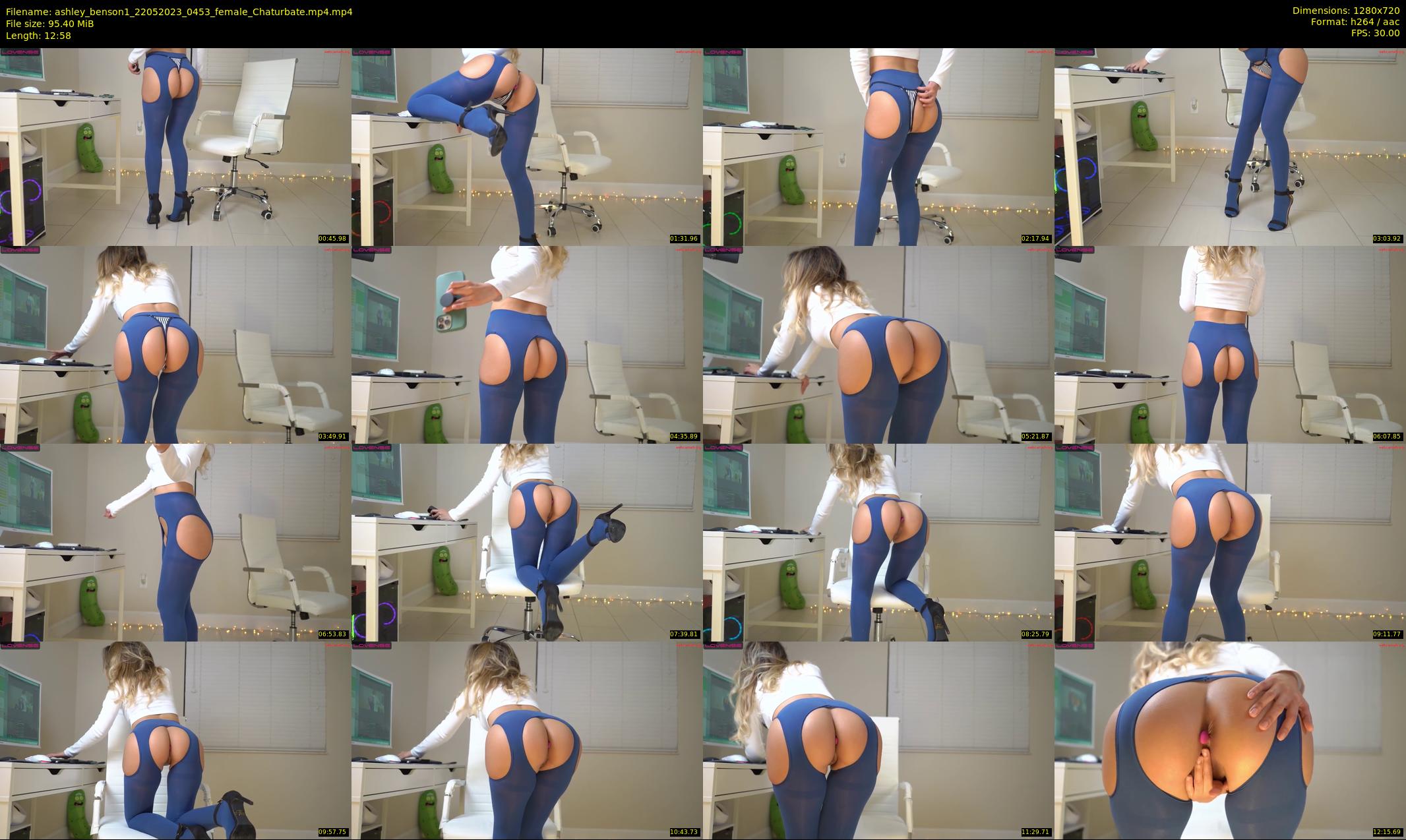 ashley_benson1 — 13 minute Chaturbate female cam show recording, 720p, May 22, 2023