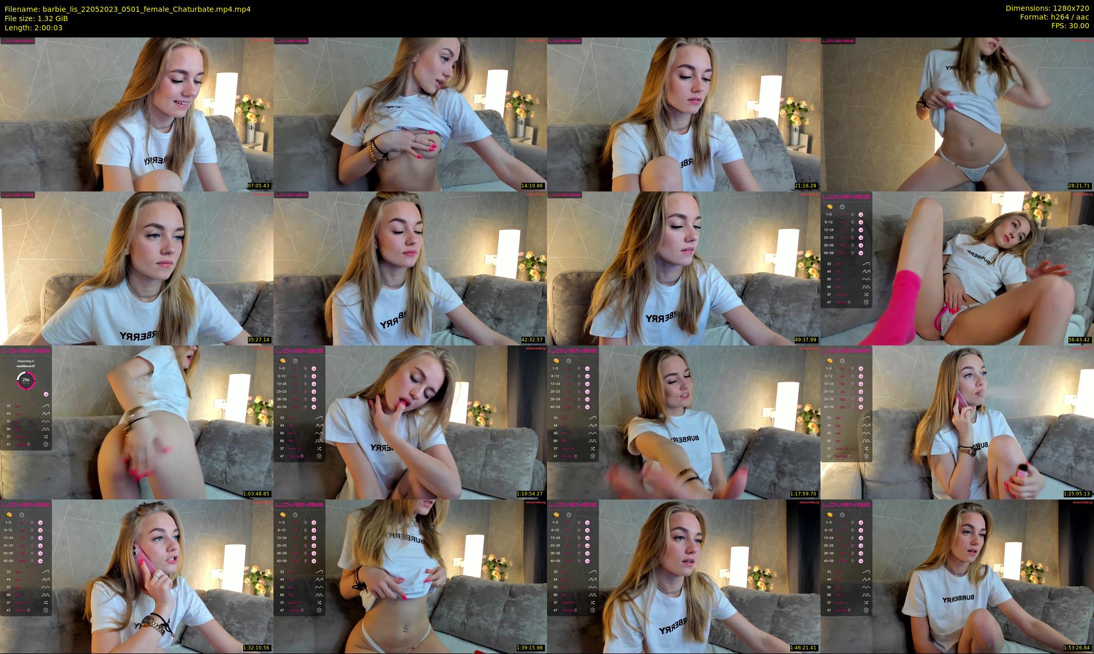 barbie_lis — 121 minute Chaturbate female cam show recording, 720p, May 22, 2023
