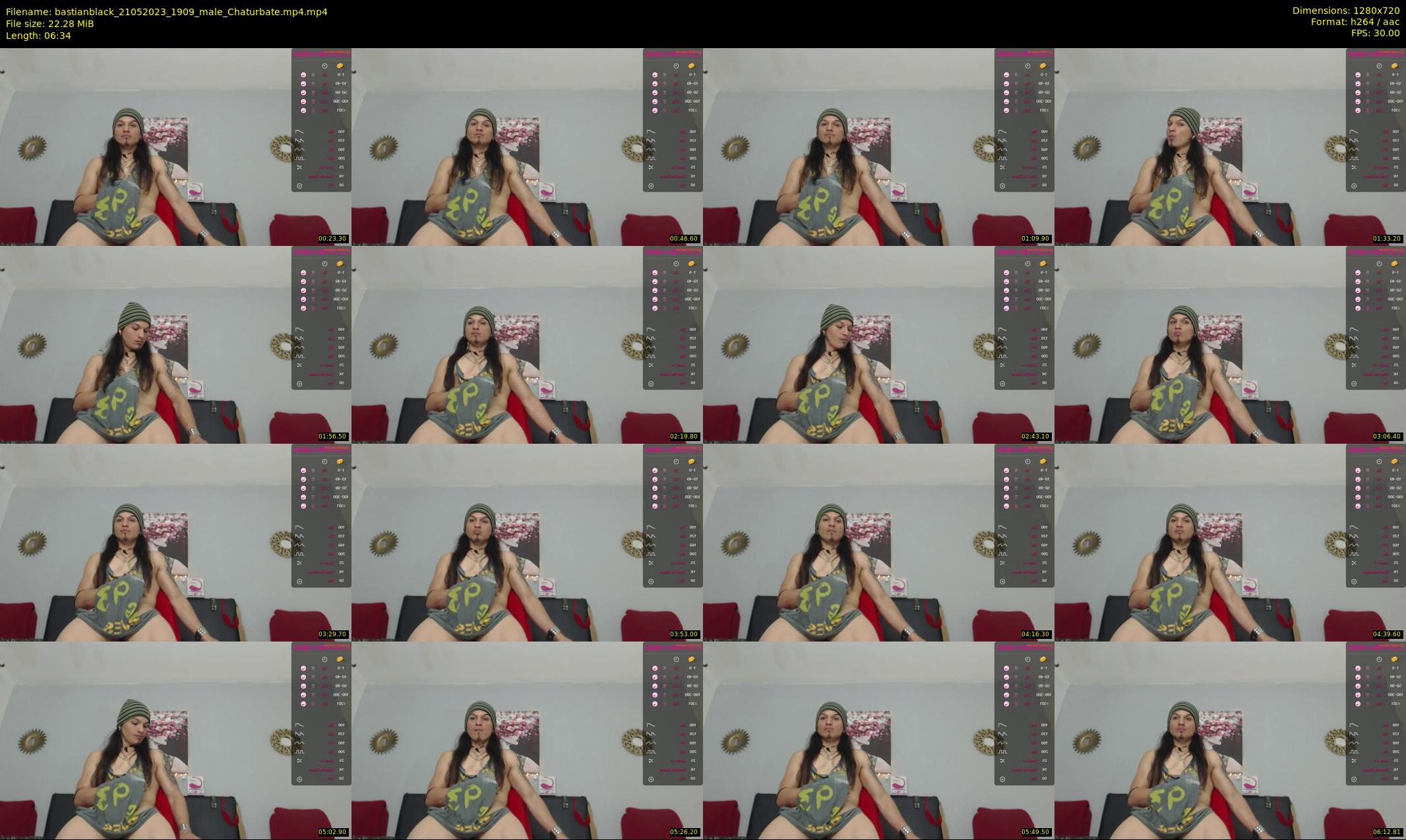 bastianblack — 7 minute Chaturbate male cam show recording, 720p, May 21, 2023