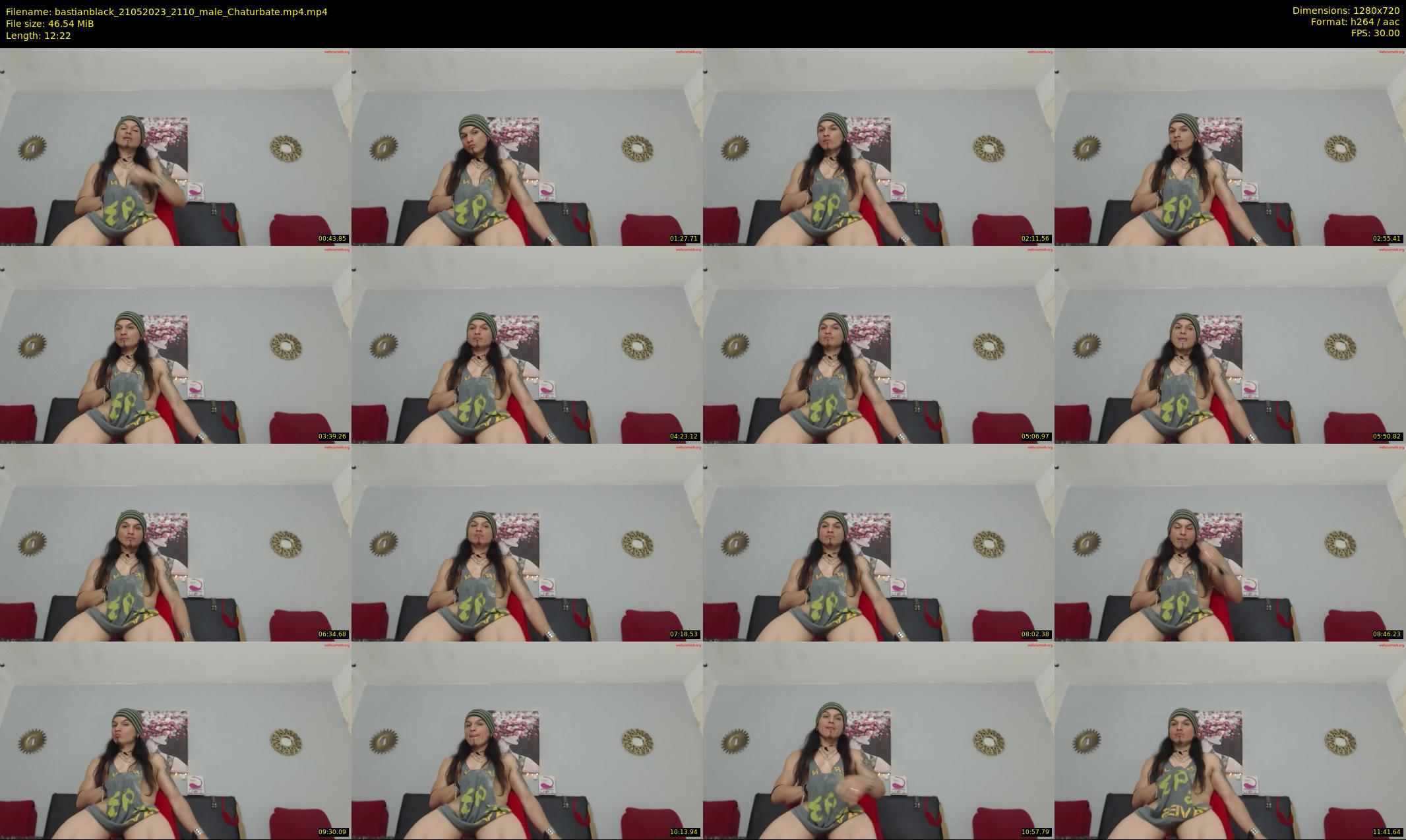 bastianblack — 13 minute Chaturbate male cam show recording, 720p, May 21, 2023