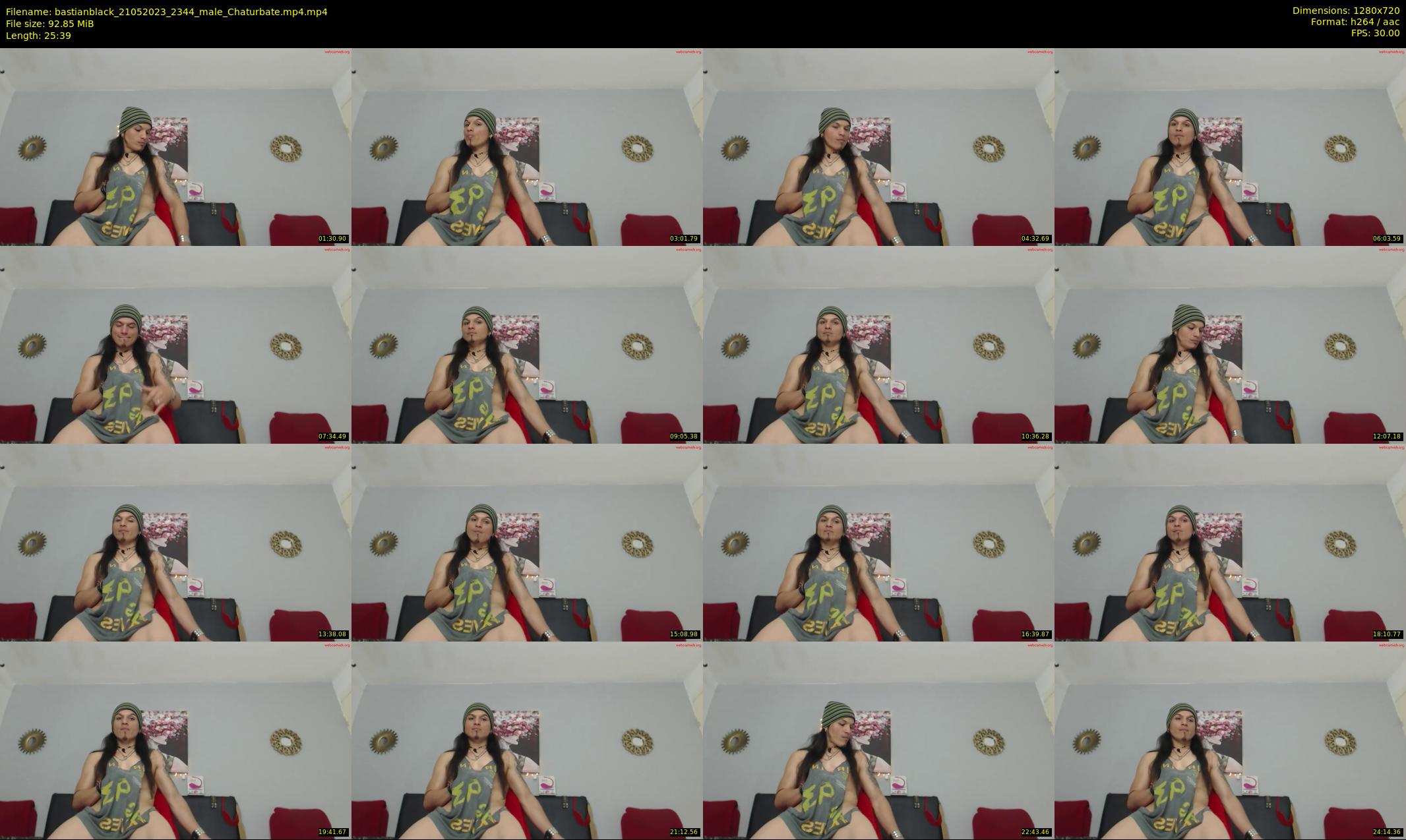 bastianblack — 26 minute Chaturbate male cam show recording, 720p, May 21, 2023