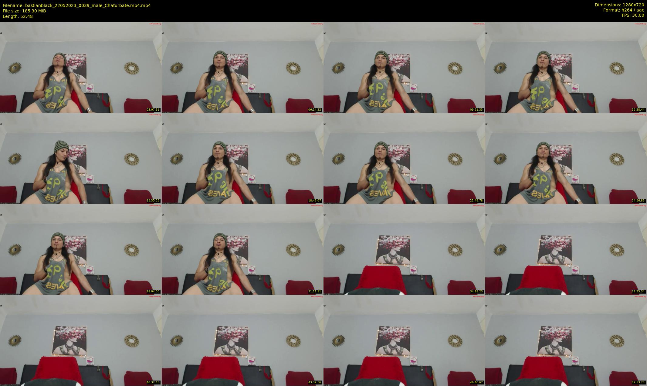 bastianblack — 53 minute Chaturbate male cam show recording, 720p, May 22, 2023