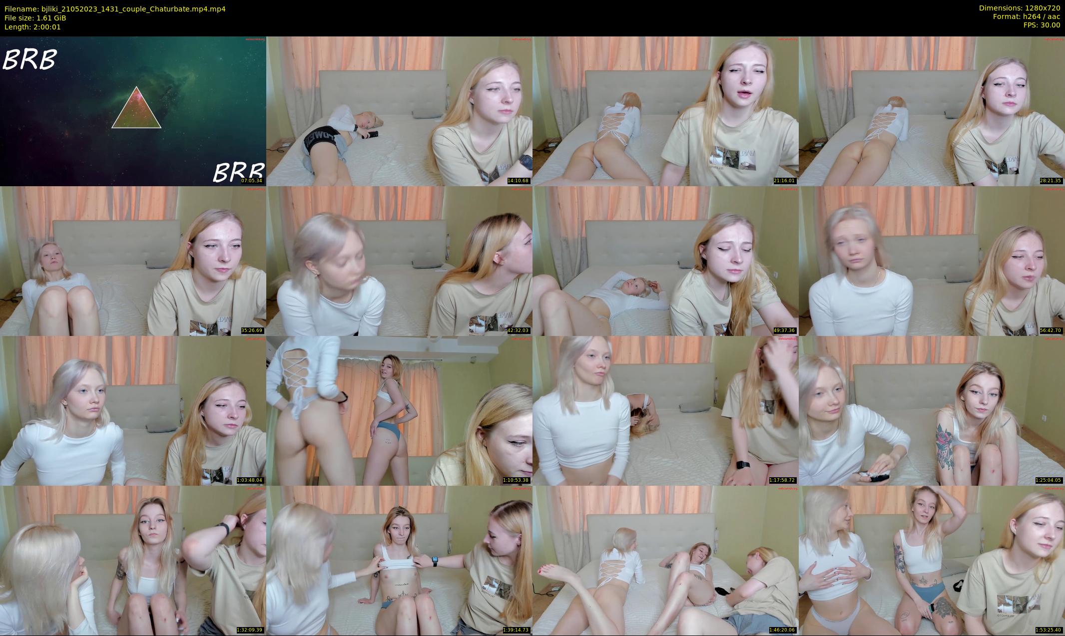 bjliki — 121 minute Chaturbate couple cam show recording, 720p, May 21, 2023