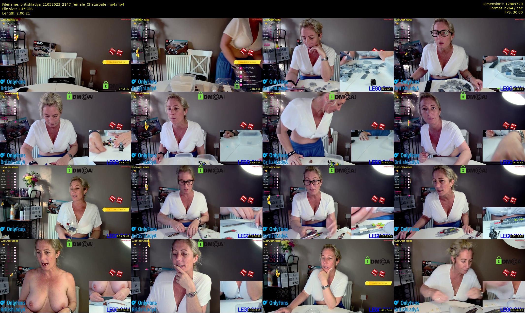 britishladya — 121 minute Chaturbate female cam show recording, 720p, May 21, 2023