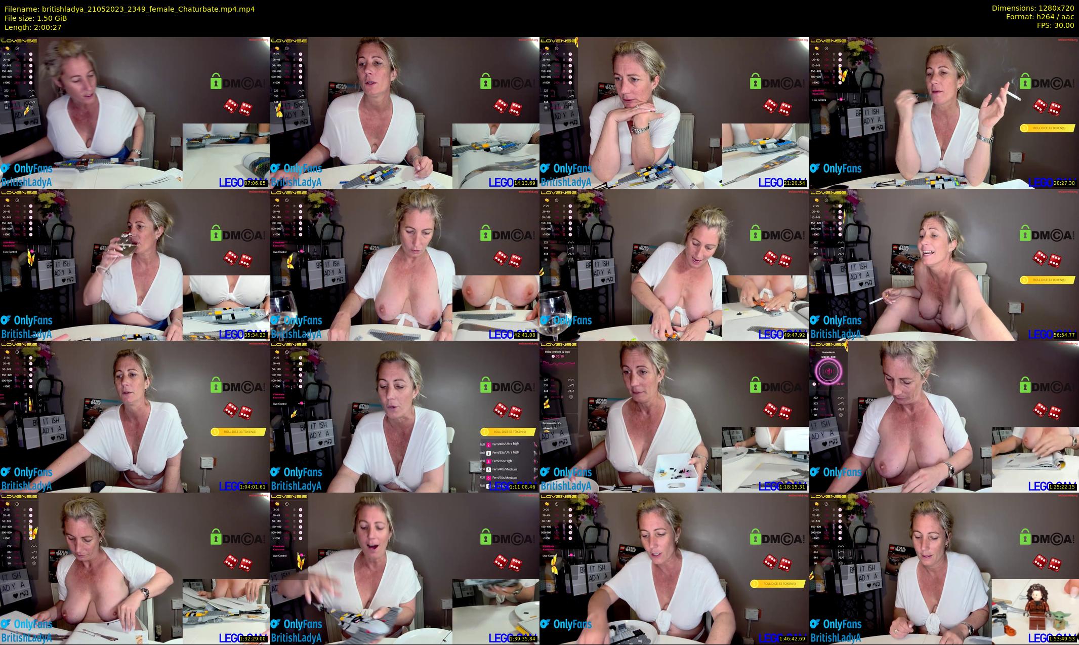 britishladya — 121 minute Chaturbate female cam show recording, 720p, May 21, 2023