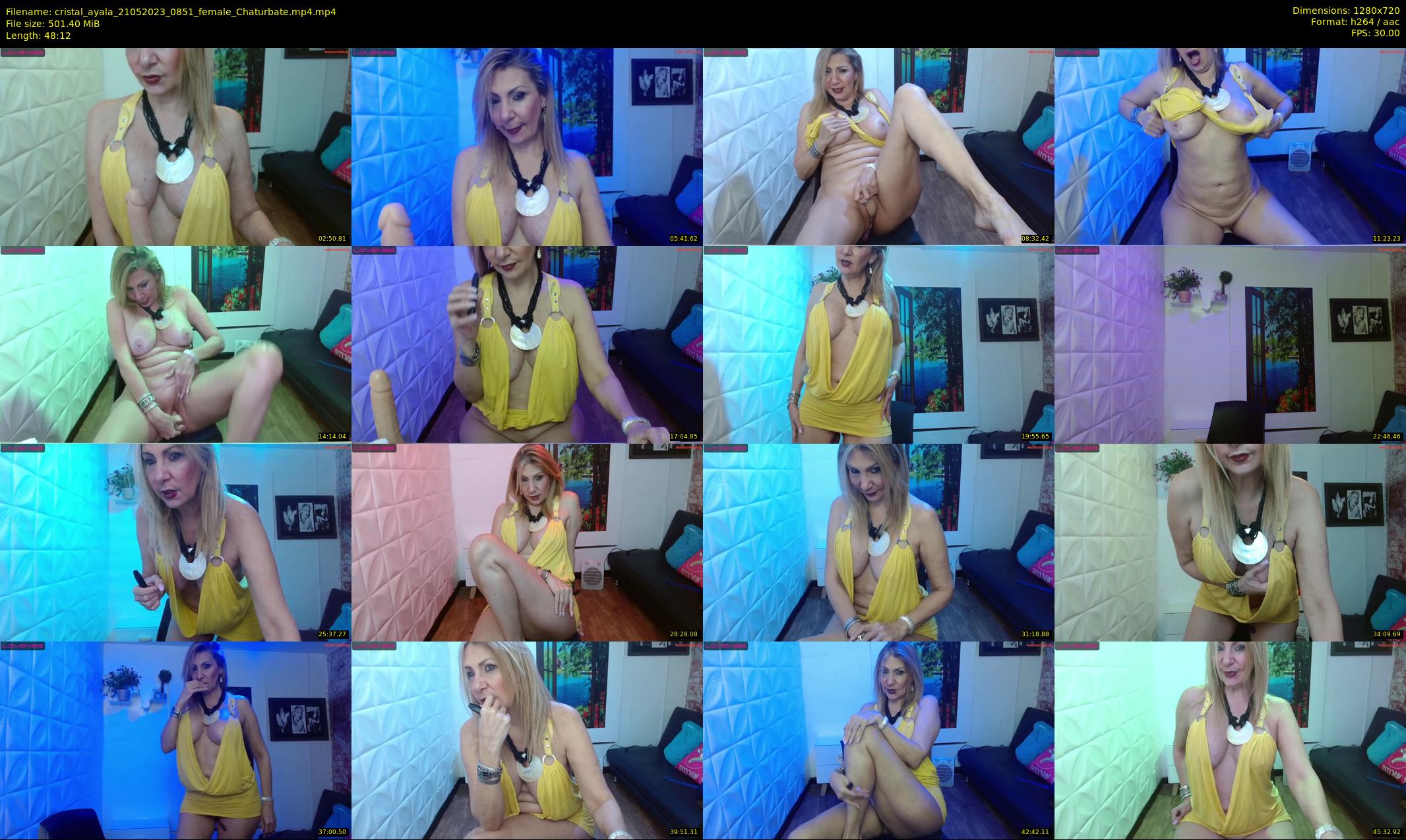 cristal_ayala — 49 minute Chaturbate female cam show recording, 720p, May 21, 2023