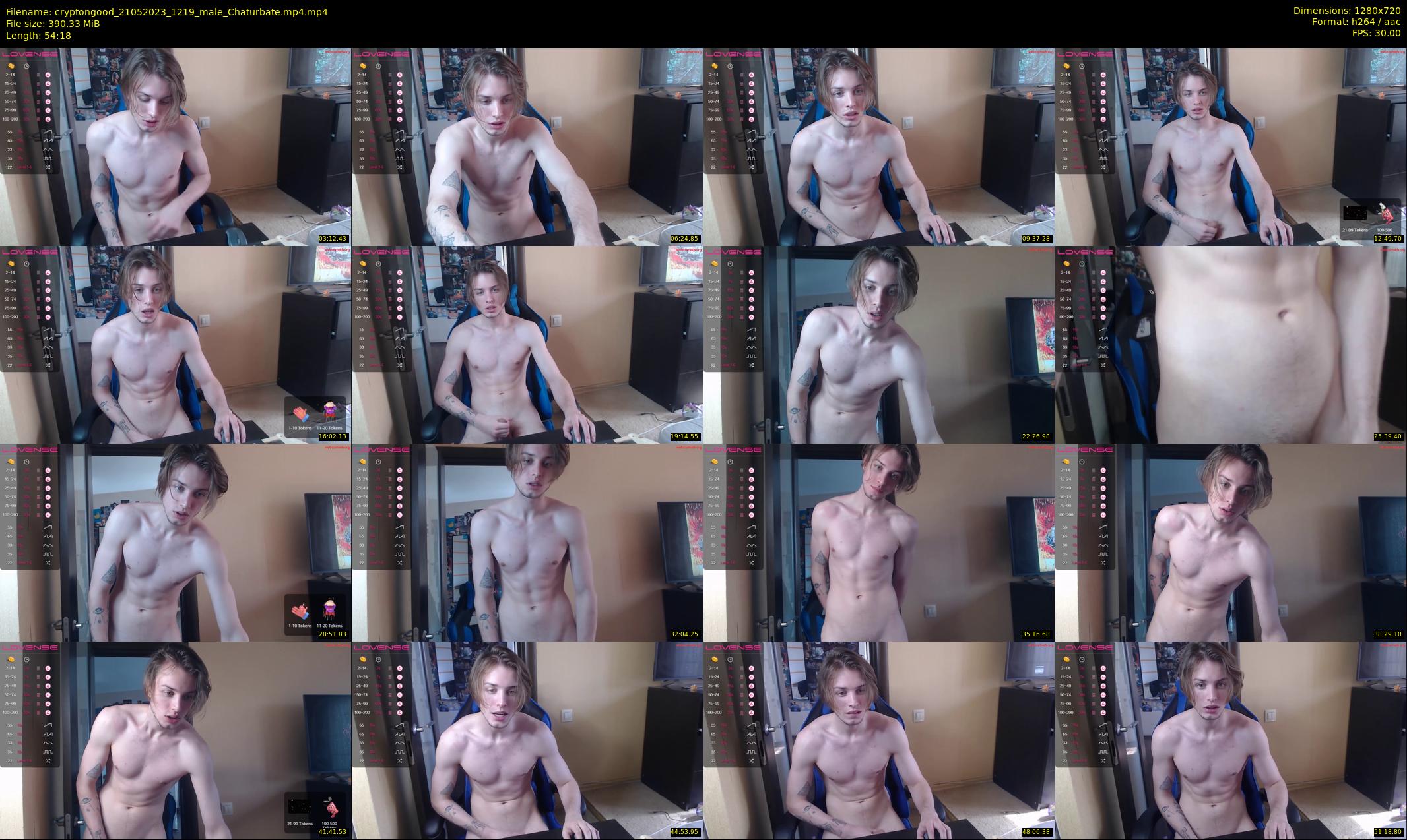 cryptongood — 55 minute Chaturbate male cam show recording, 720p, May 21, 2023
