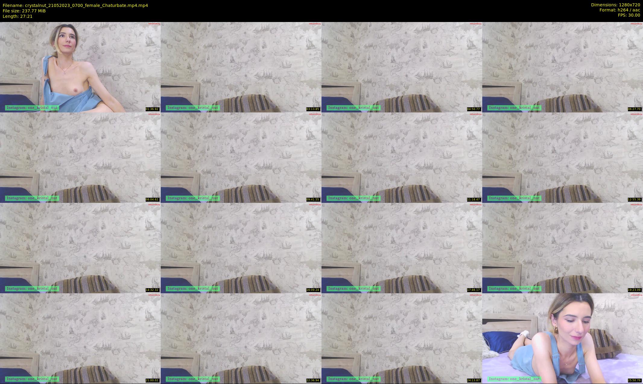 crystalnut — 28 minute Chaturbate female cam show recording, 720p, May 21, 2023