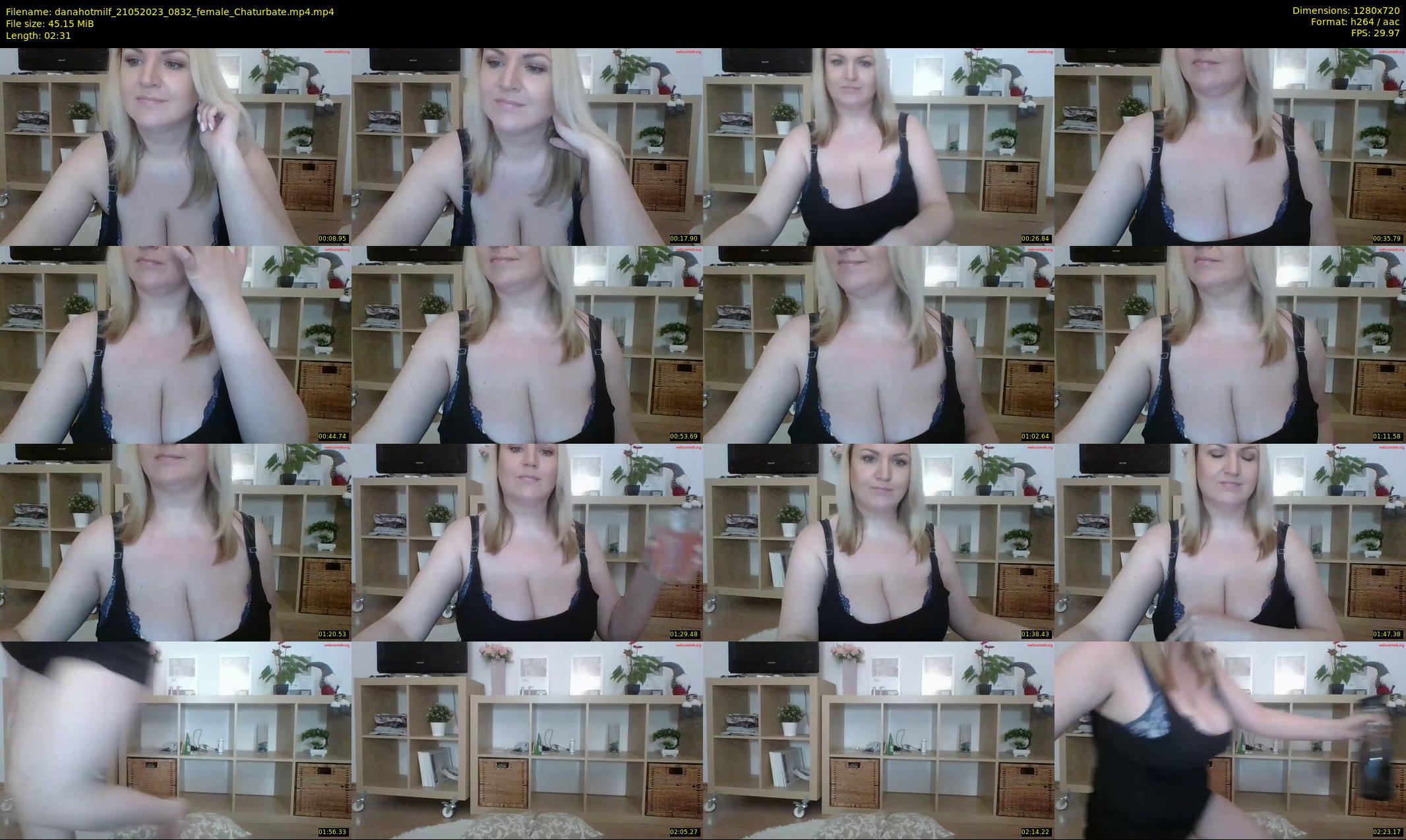 danahotmilf — 3 minute Chaturbate female cam show recording, 720p, May 21, 2023