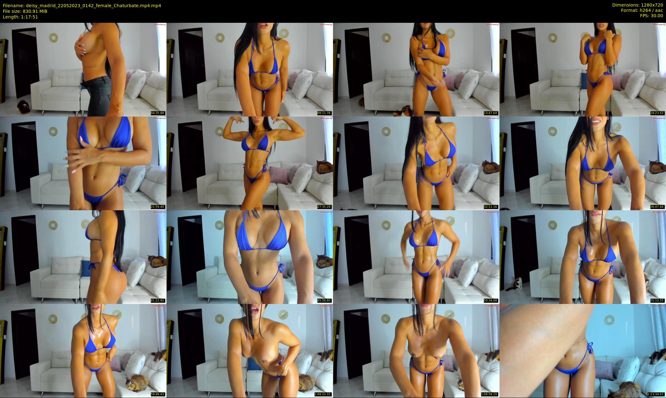 deisy_madrid — 78 minute Chaturbate female cam show recording, 720p, May 22, 2023