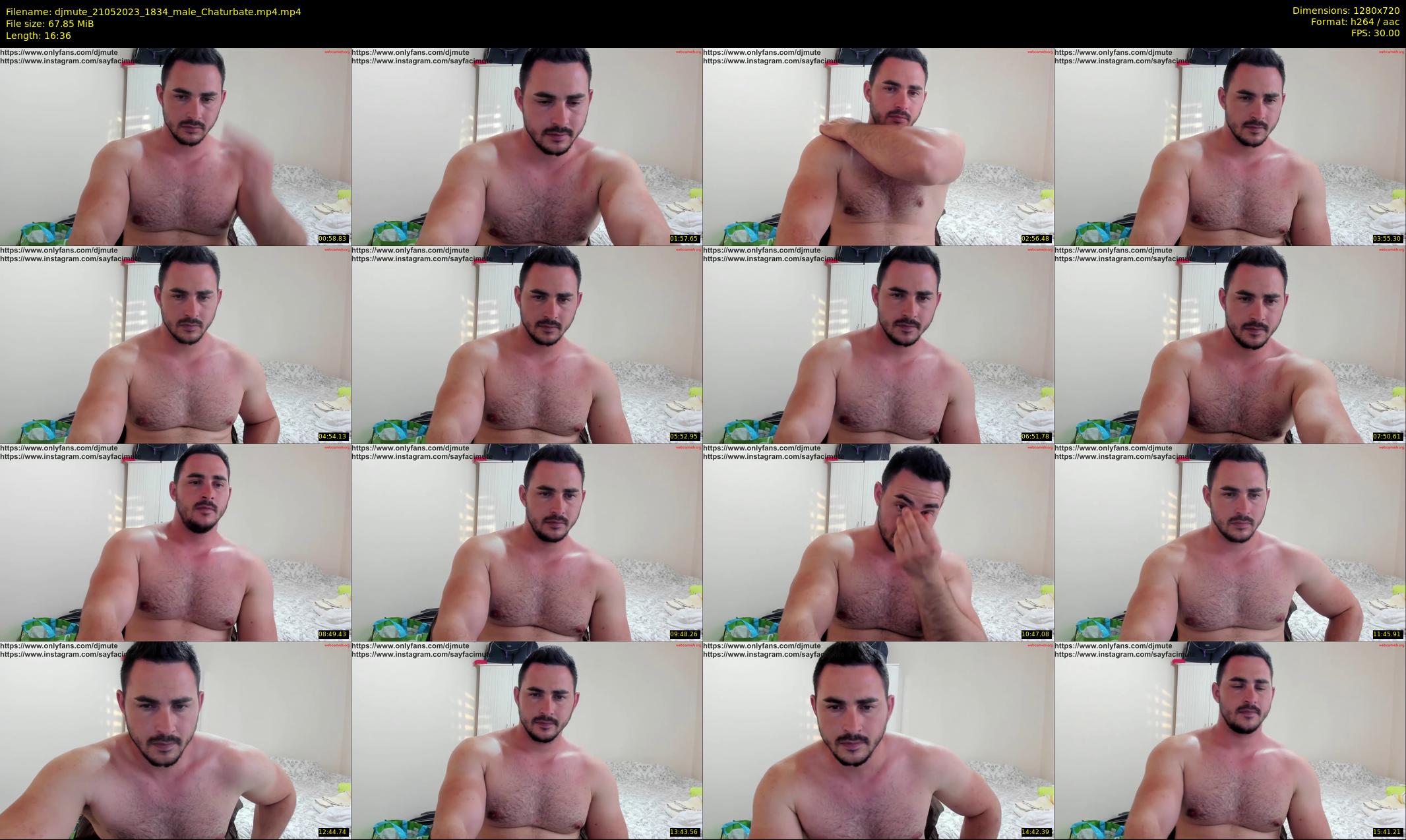 djmute — 17 minute Chaturbate male cam show recording, 720p, May 21, 2023
