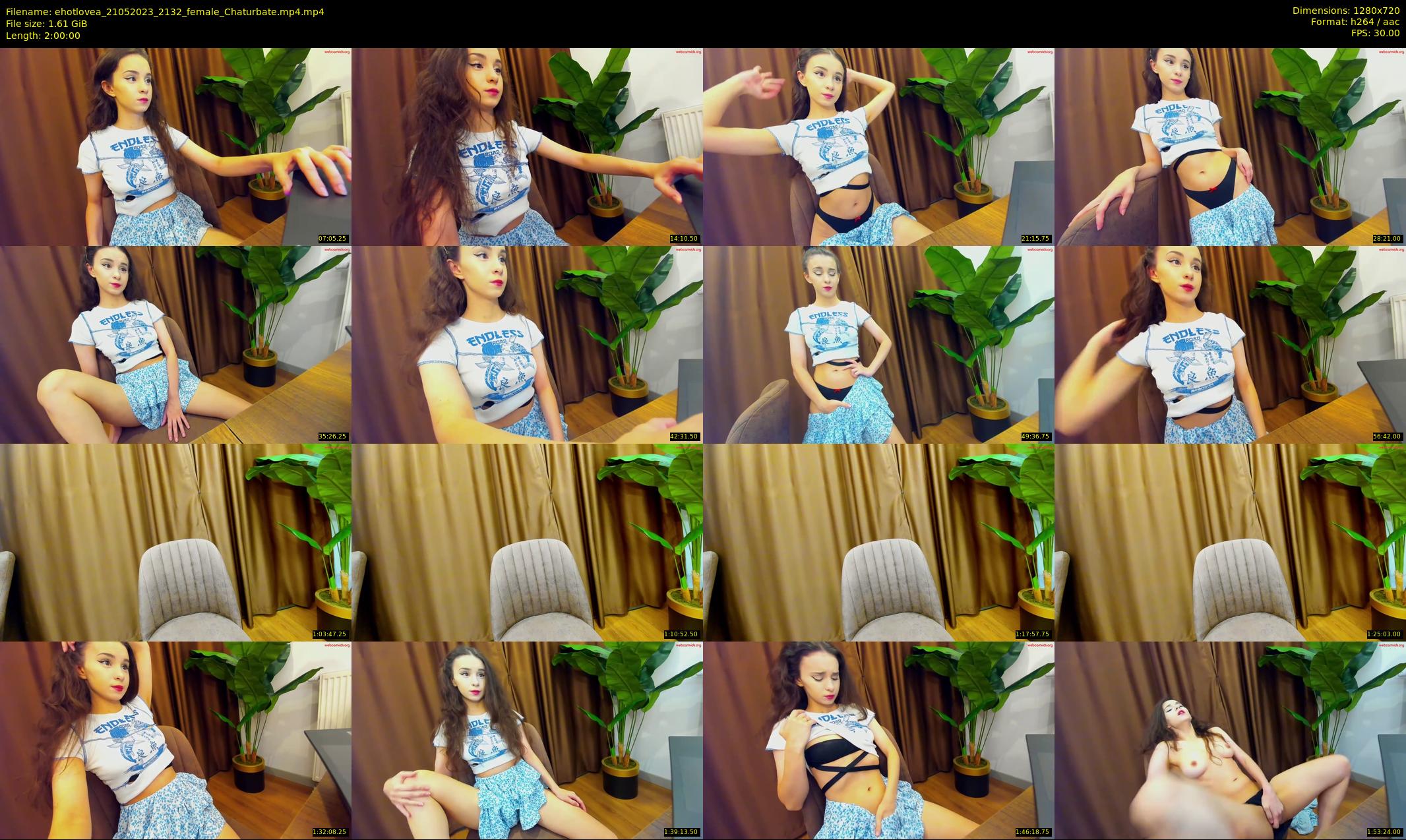 ehotlovea — 120 minute Chaturbate female cam show recording, 720p, May 21, 2023