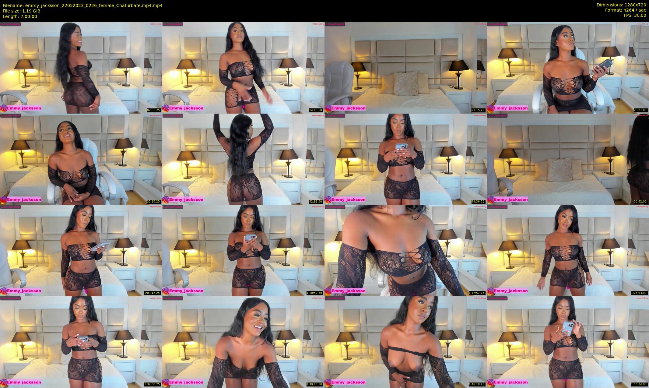 emmy_jacksson — 120 minute Chaturbate female cam show recording, 720p, May 22, 2023