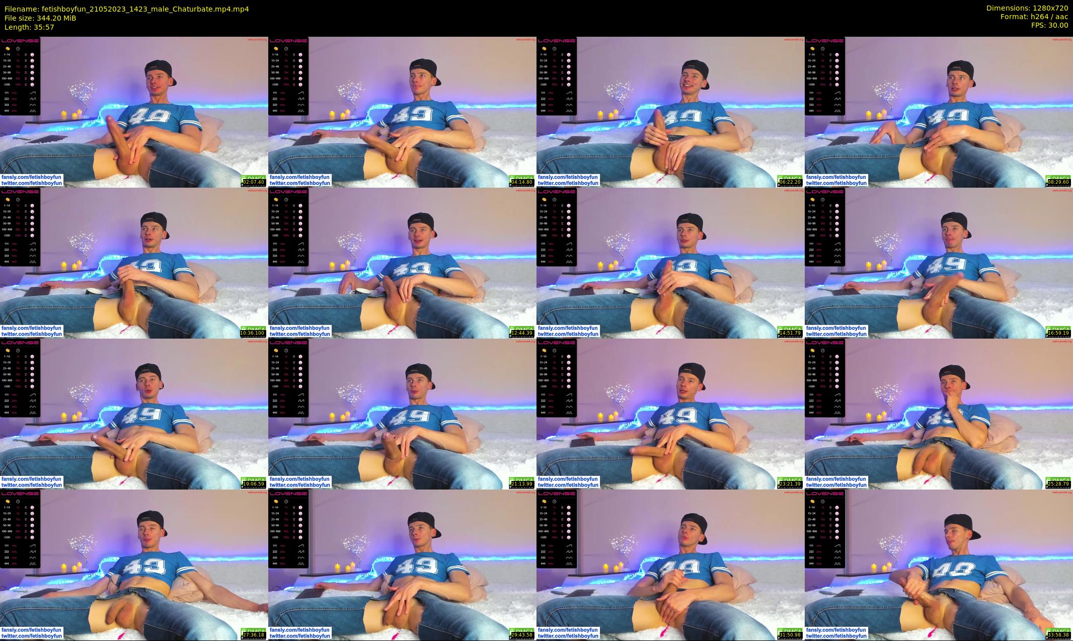 fetishboyfun — 36 minute Chaturbate male cam show recording, 720p, May 21, 2023