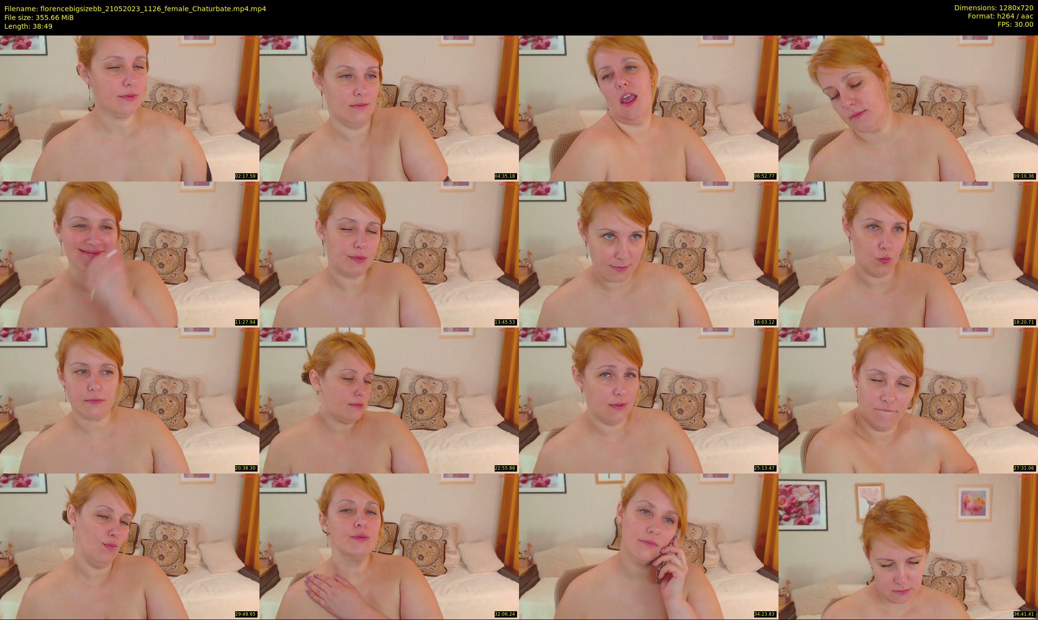 florencebigsizebb — 39 minute Chaturbate female cam show recording, 720p, May 21, 2023